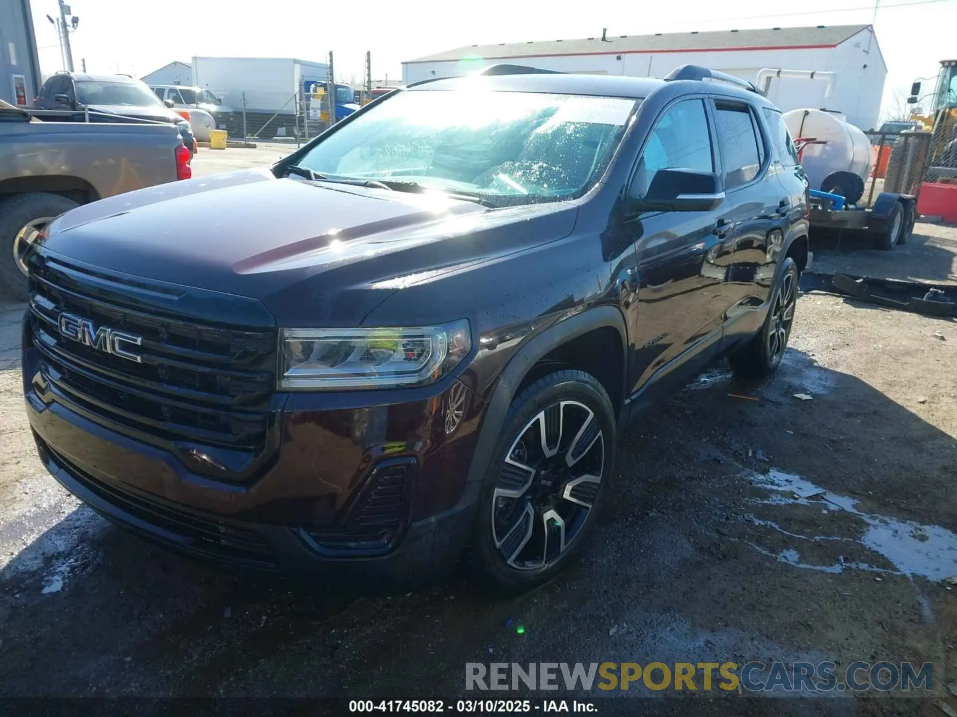 2 Photograph of a damaged car 1GKKNKLS8MZ174908 GMC ACADIA 2021
