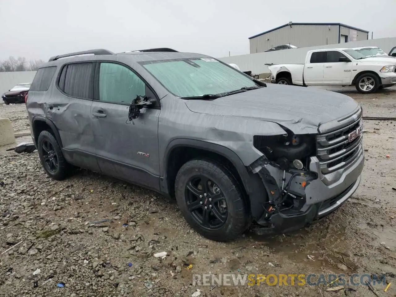 4 Фотография поврежденного автомобиля 1GKKNLLS4MZ168271 GMC ACADIA 2021