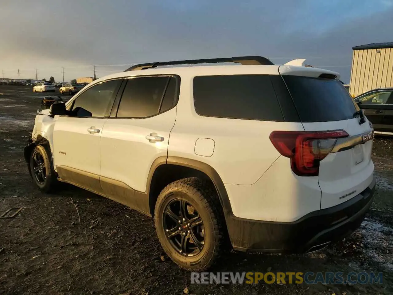 2 Photograph of a damaged car 1GKKNLLS5MZ113473 GMC ACADIA 2021