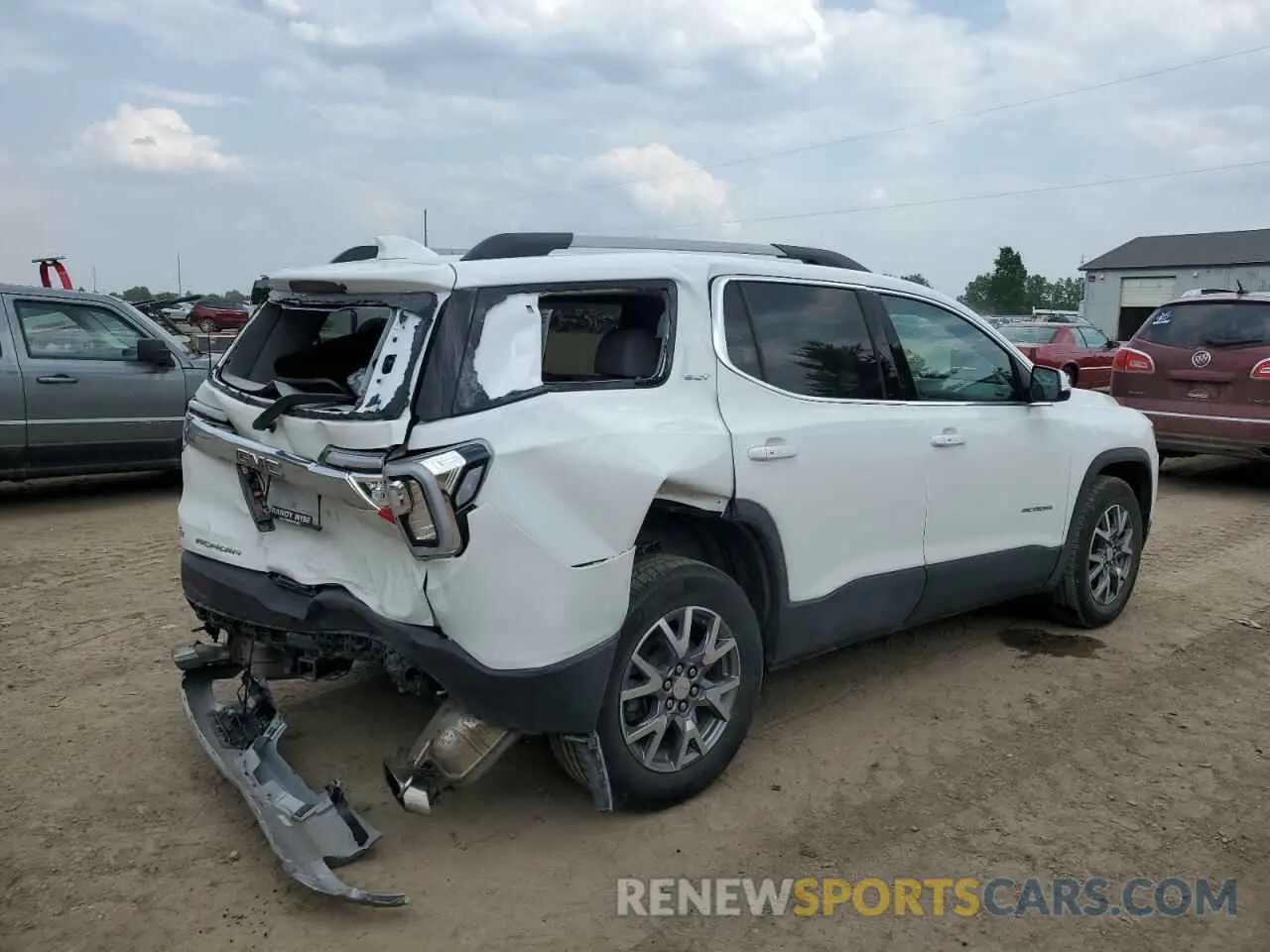 3 Photograph of a damaged car 1GKKNMLS0MZ176115 GMC ACADIA 2021