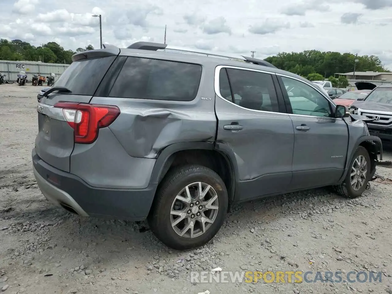 3 Фотография поврежденного автомобиля 1GKKNMLS2MZ221040 GMC ACADIA 2021
