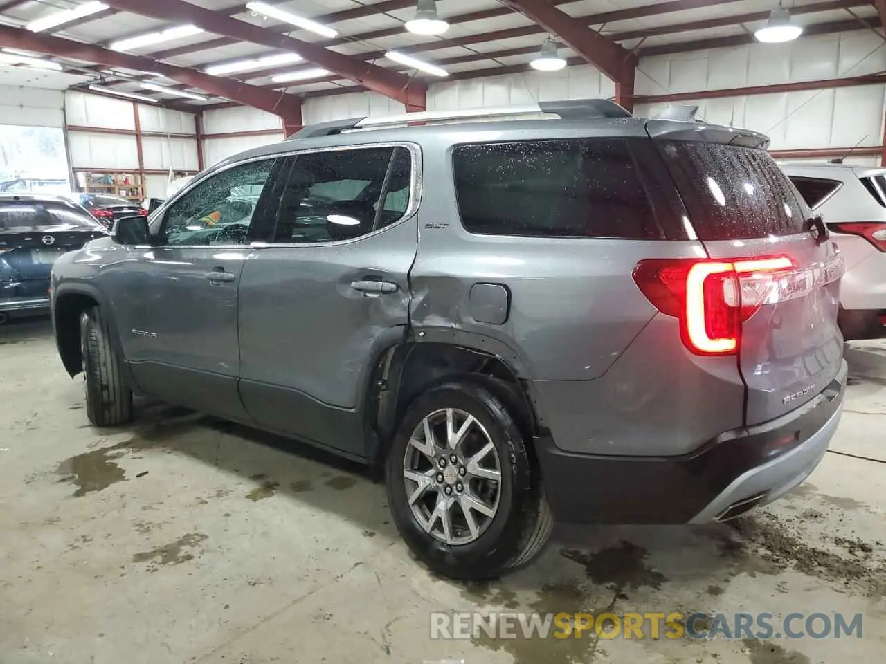 2 Photograph of a damaged car 1GKKNMLS4MZ147913 GMC ACADIA 2021