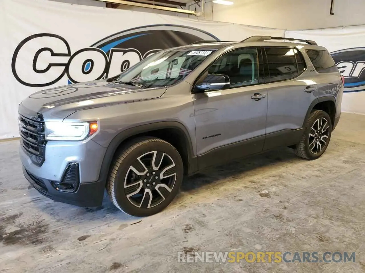 1 Photograph of a damaged car 1GKKNMLS4MZ161763 GMC ACADIA 2021