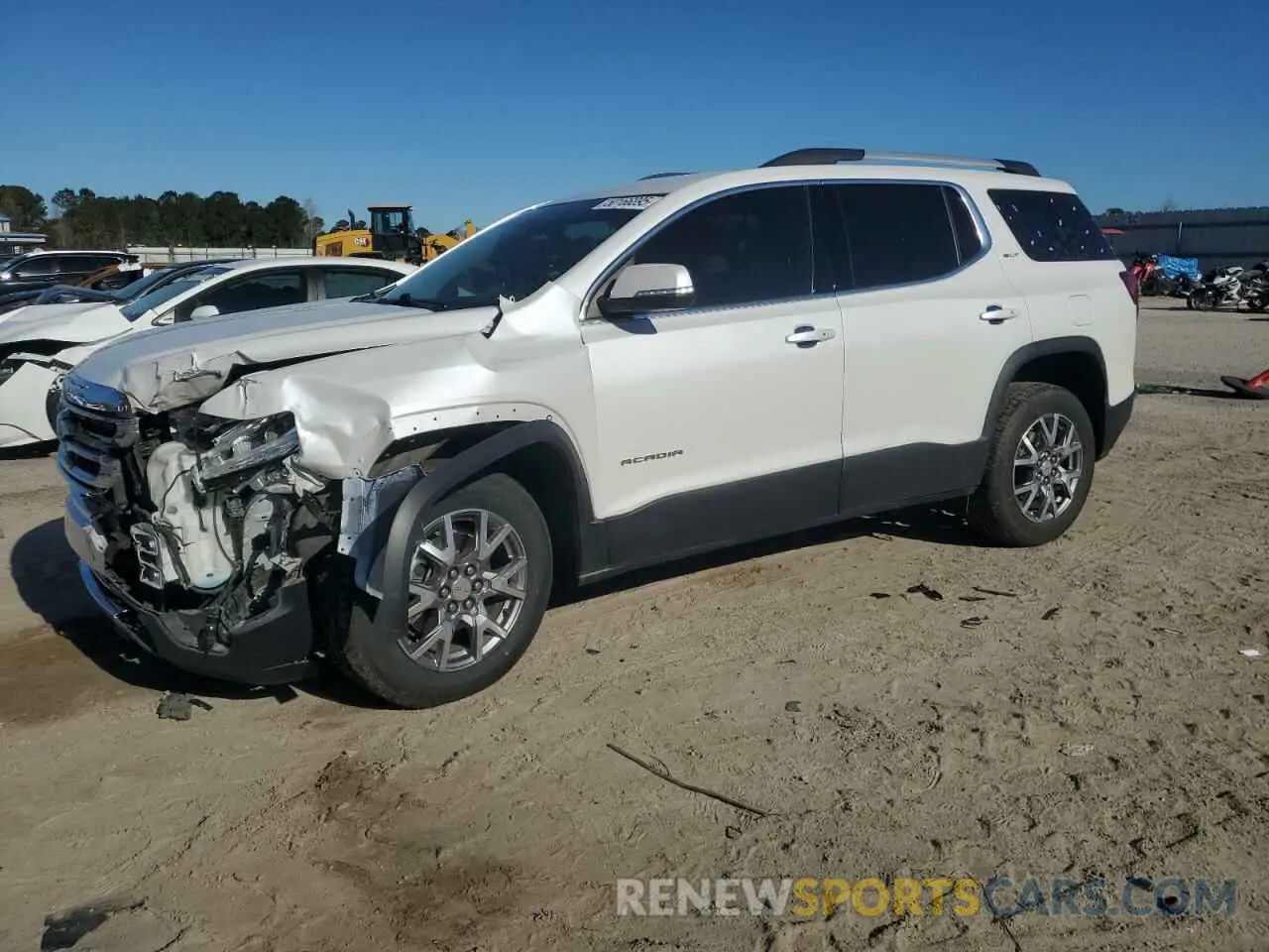 1 Photograph of a damaged car 1GKKNMLS7MZ169534 GMC ACADIA 2021