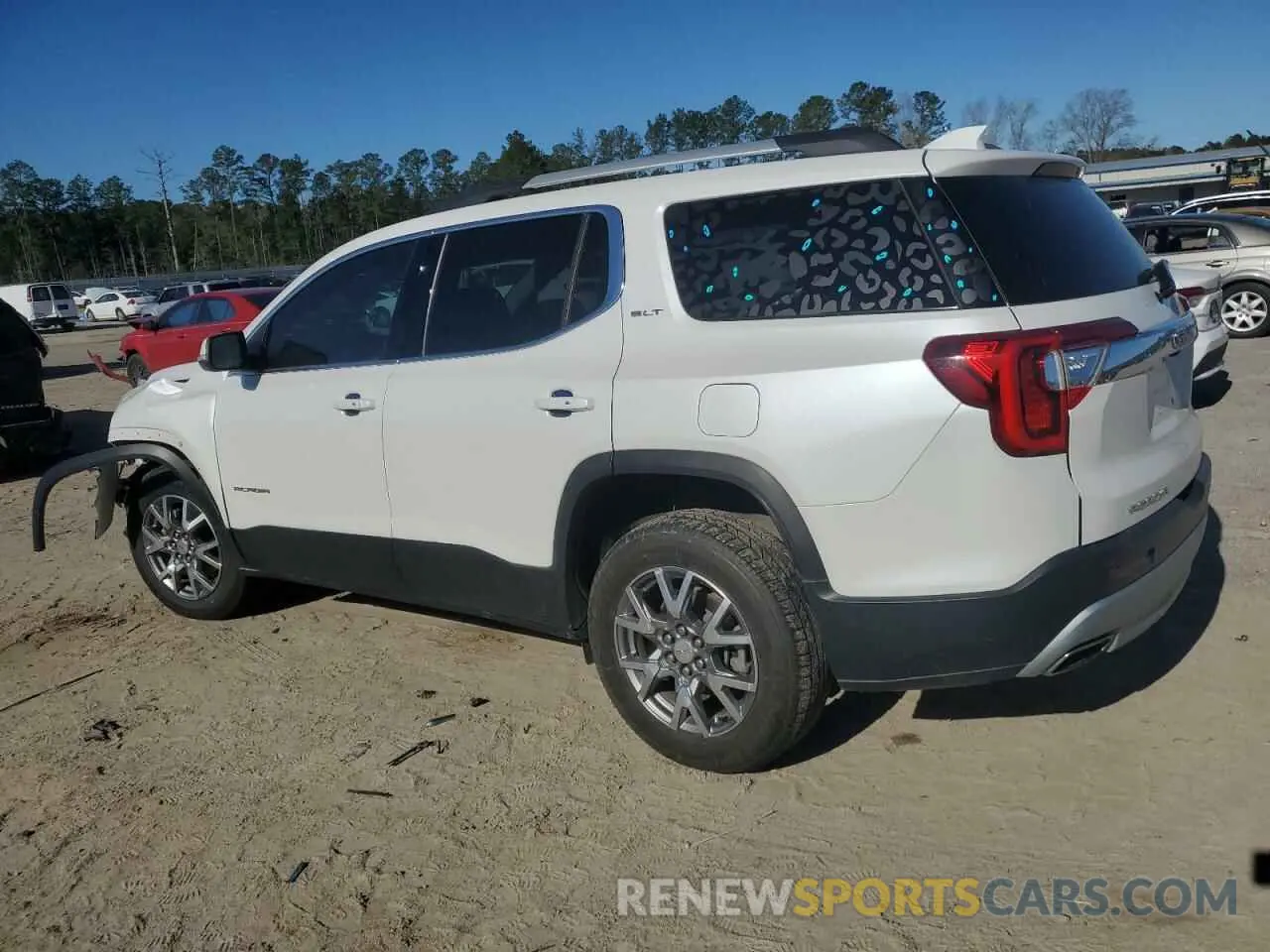 2 Photograph of a damaged car 1GKKNMLS7MZ169534 GMC ACADIA 2021