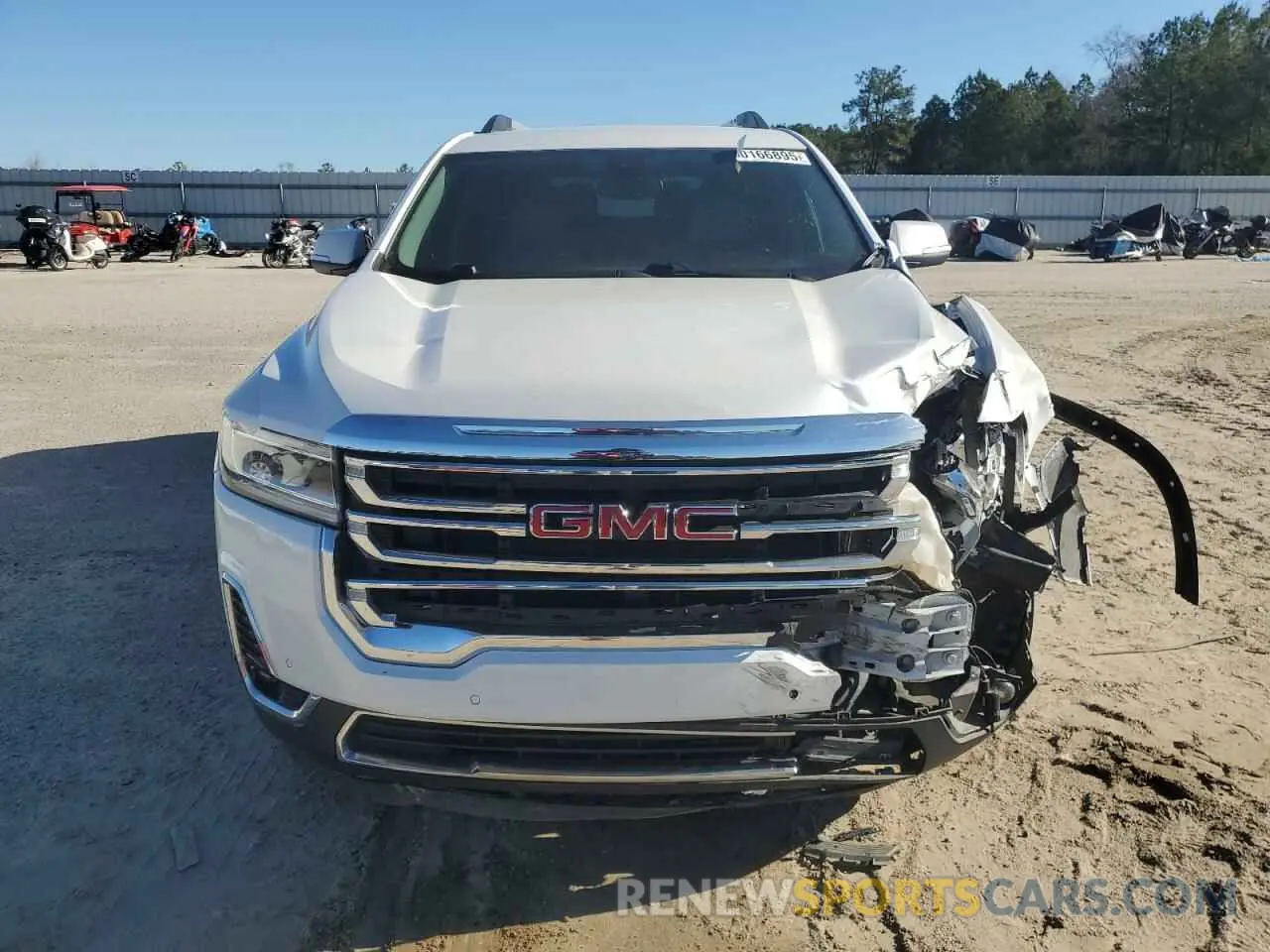 5 Photograph of a damaged car 1GKKNMLS7MZ169534 GMC ACADIA 2021