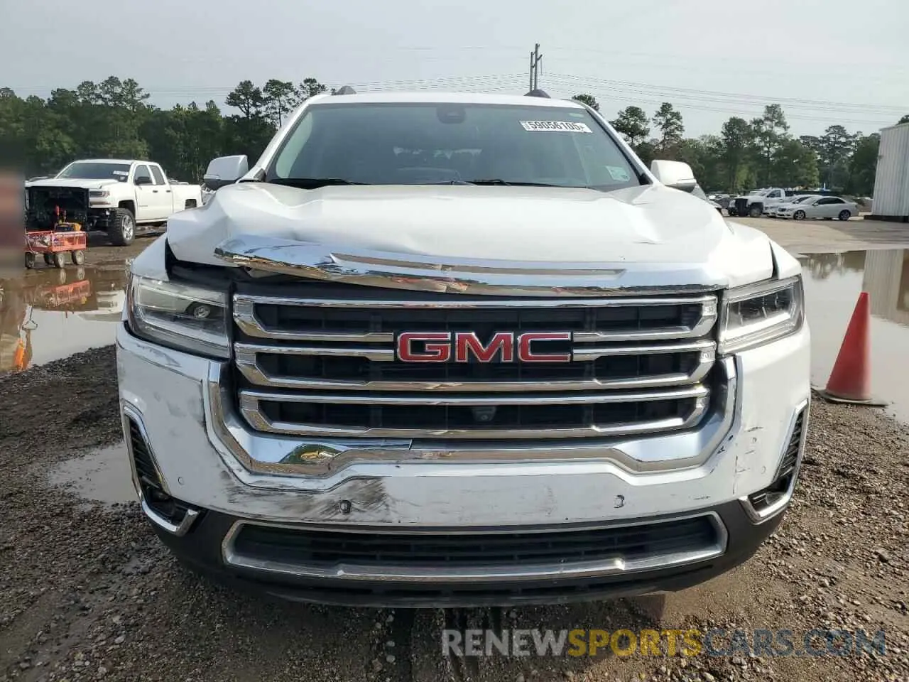 5 Photograph of a damaged car 1GKKNMLS8MZ177027 GMC ACADIA 2021