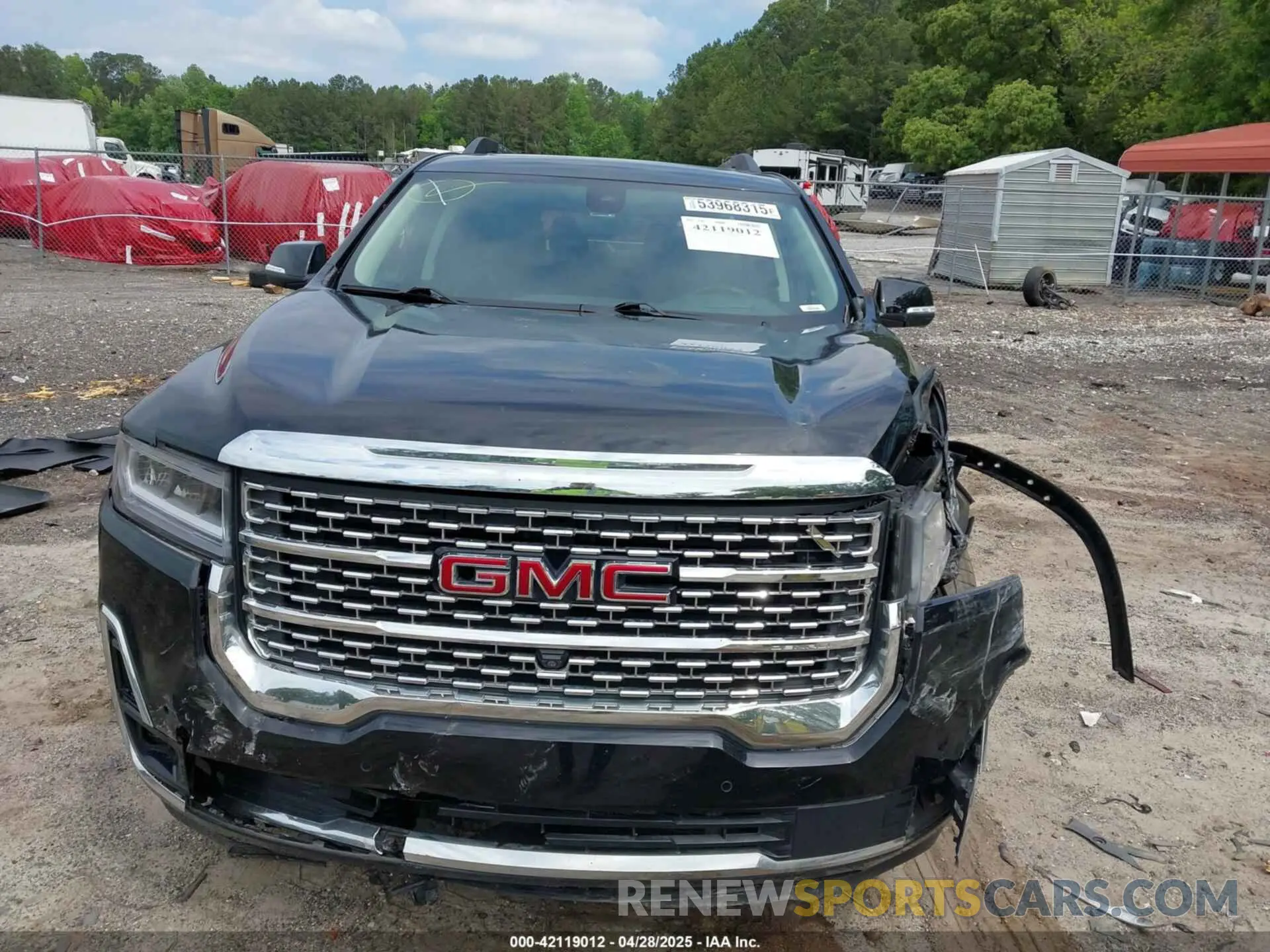 12 Photograph of a damaged car 1GKKNPLS2MZ224943 GMC ACADIA 2021