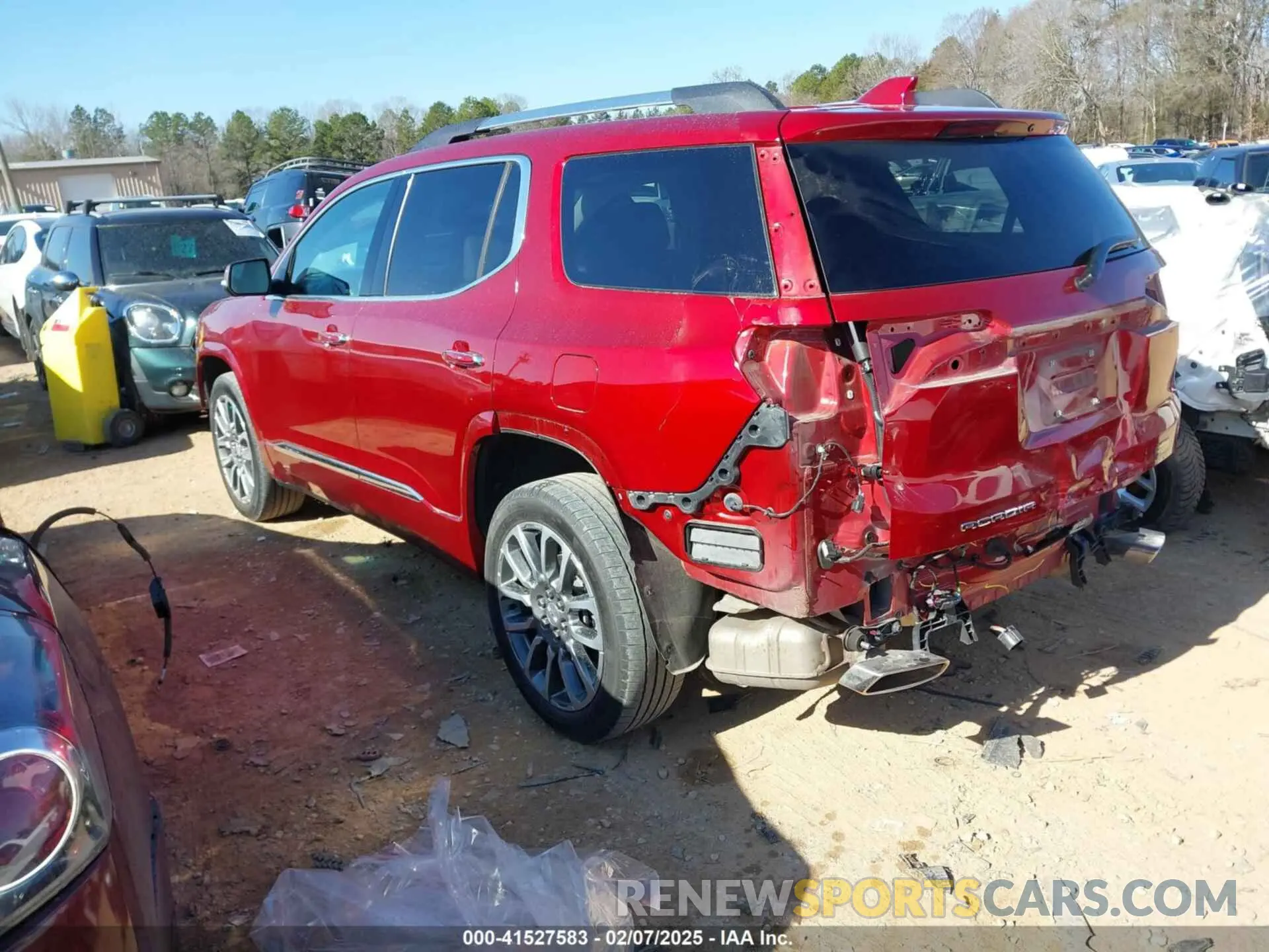 3 Фотография поврежденного автомобиля 1GKKNPLS8MZ176560 GMC ACADIA 2021