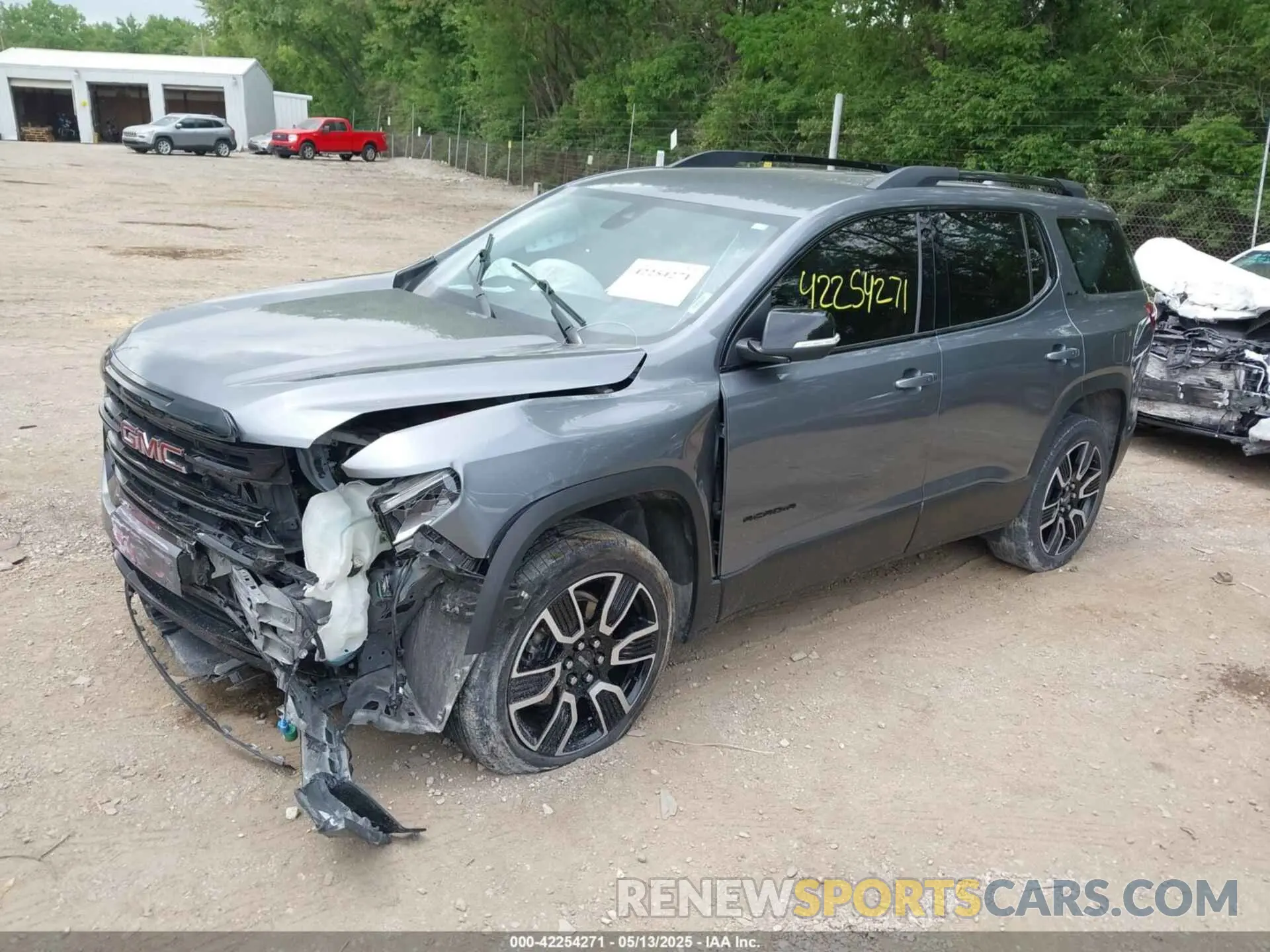 2 Photograph of a damaged car 1GKKNRLS1MZ173110 GMC ACADIA 2021