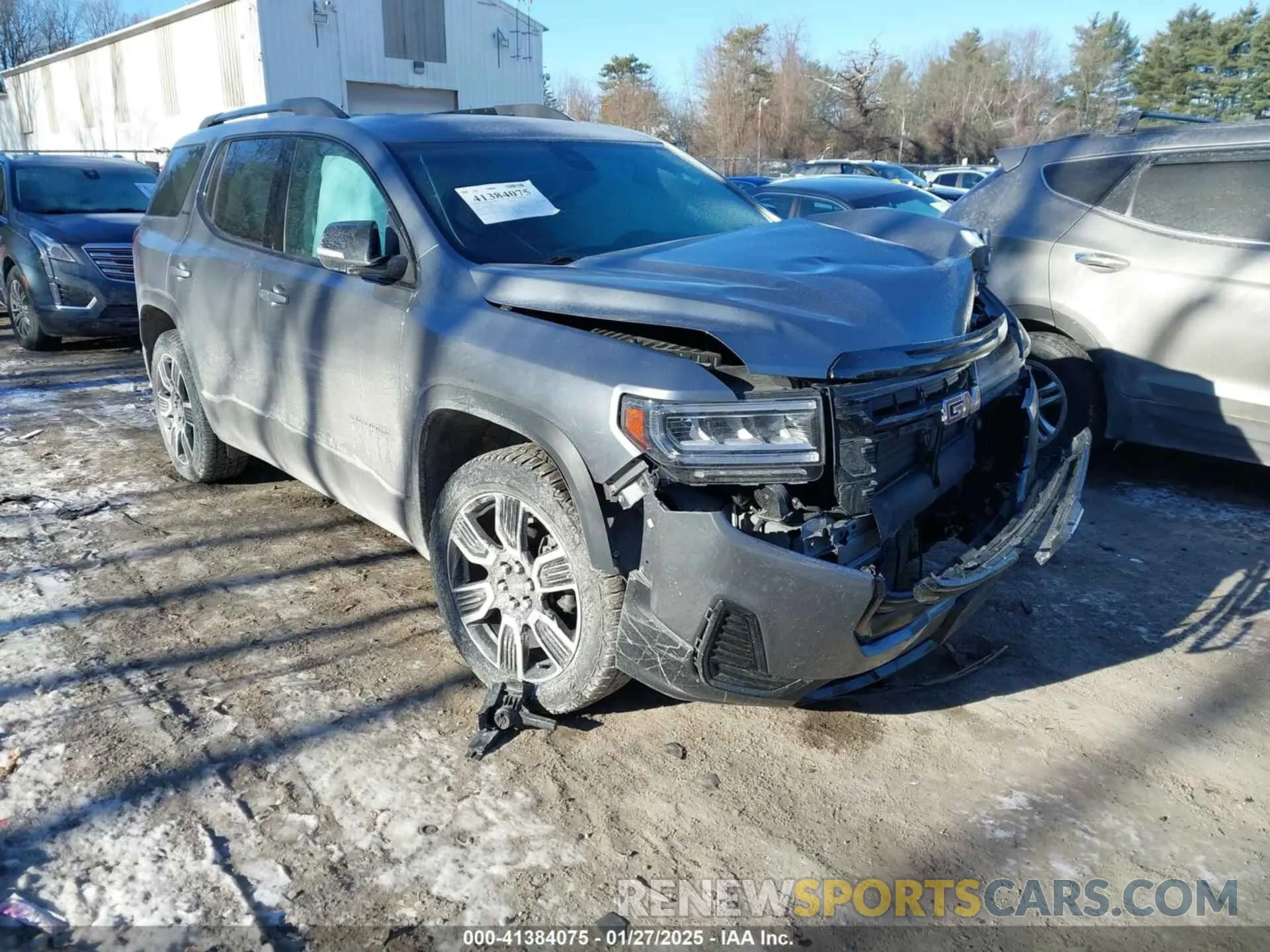 1 Photograph of a damaged car 1GKKNRLS9MZ100776 GMC ACADIA 2021