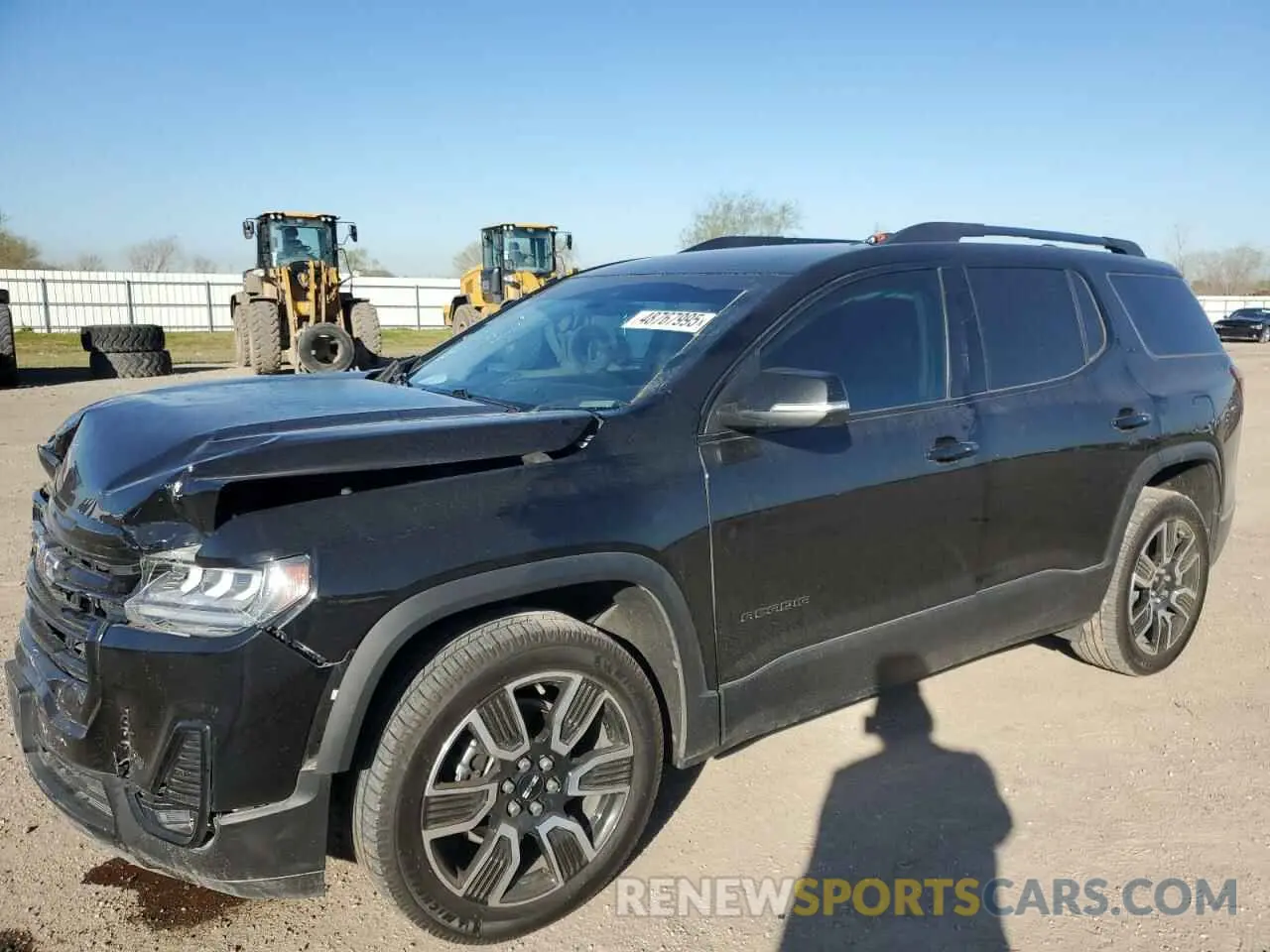 1 Photograph of a damaged car 1GKKNULS6MZ184090 GMC ACADIA 2021