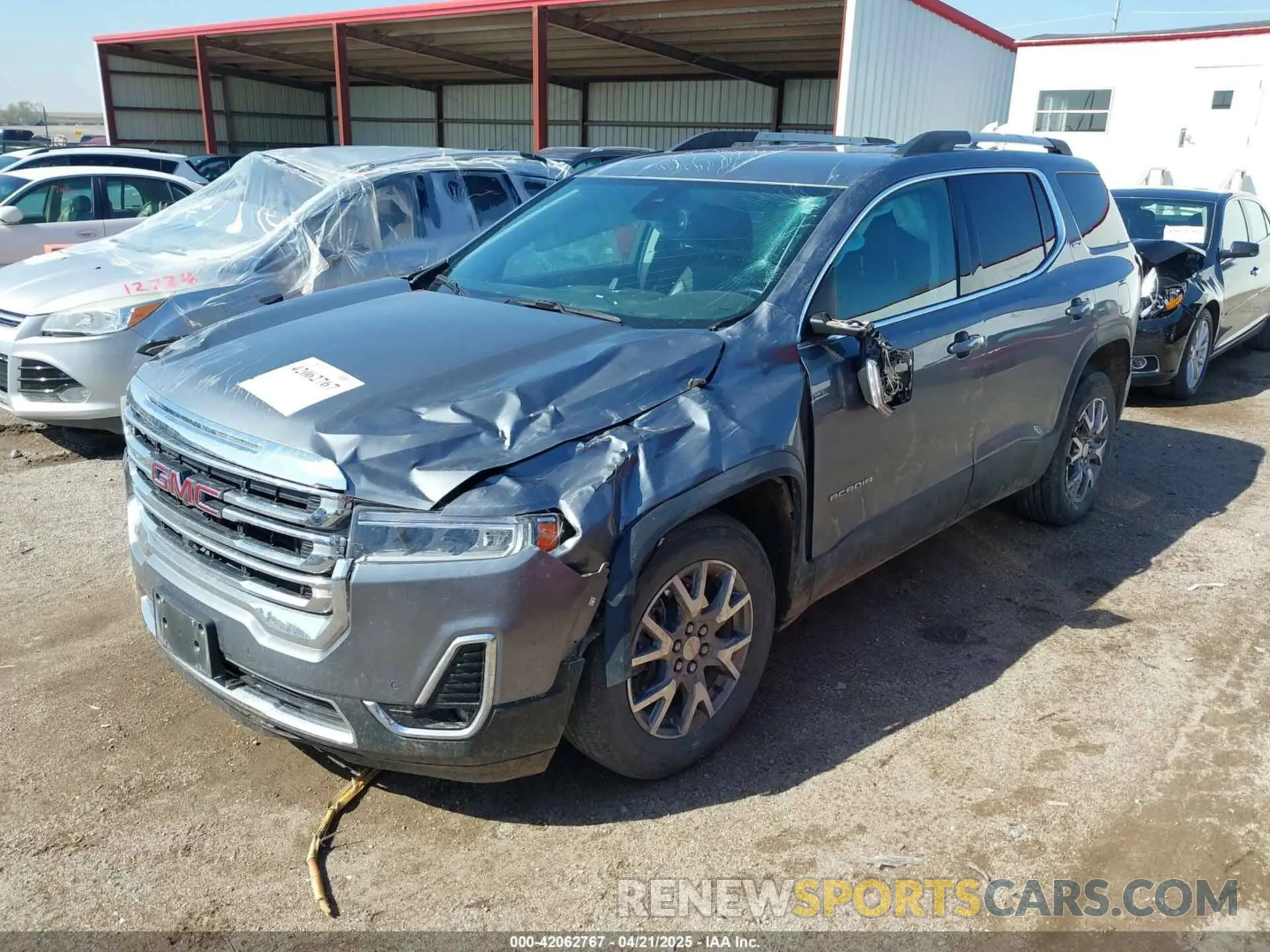 2 Фотография поврежденного автомобиля 1GKKNULSXMZ102801 GMC ACADIA 2021
