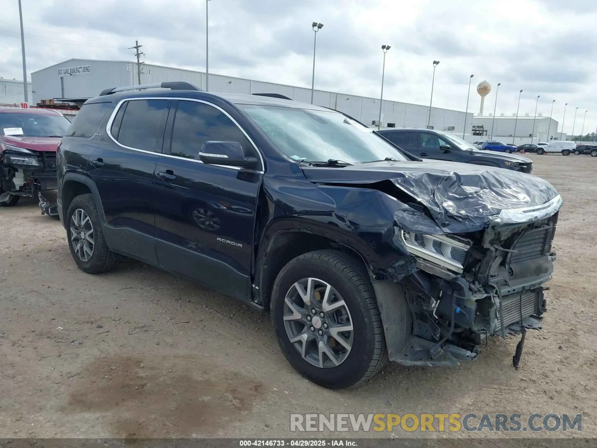 1 Photograph of a damaged car 1GKKNKL40NZ160990 GMC ACADIA 2022