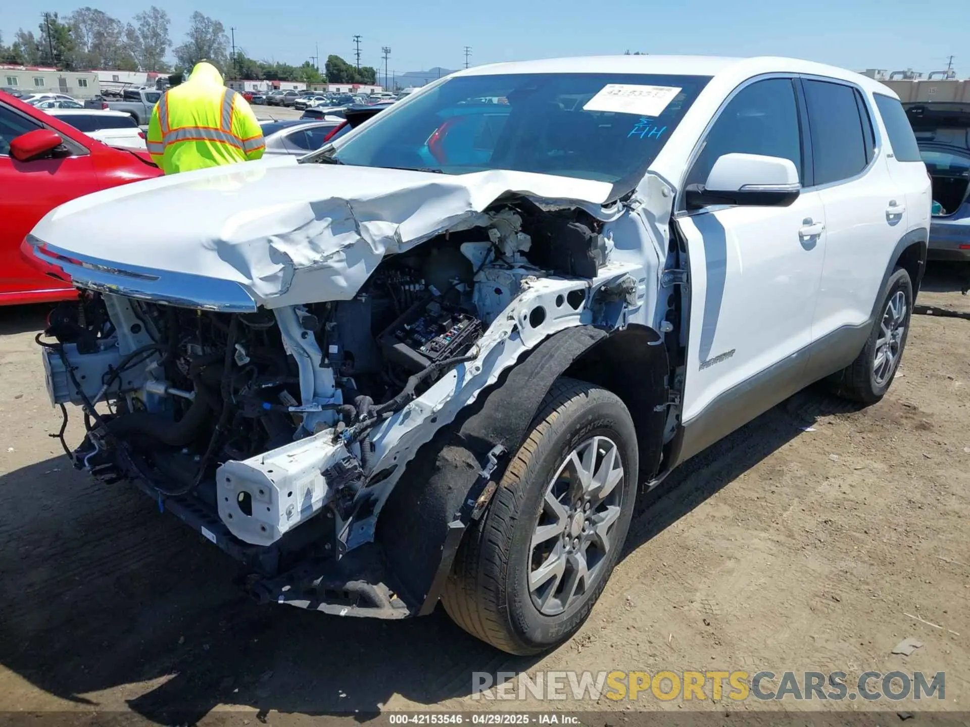 2 Фотография поврежденного автомобиля 1GKKNKL48NZ174264 GMC ACADIA 2022