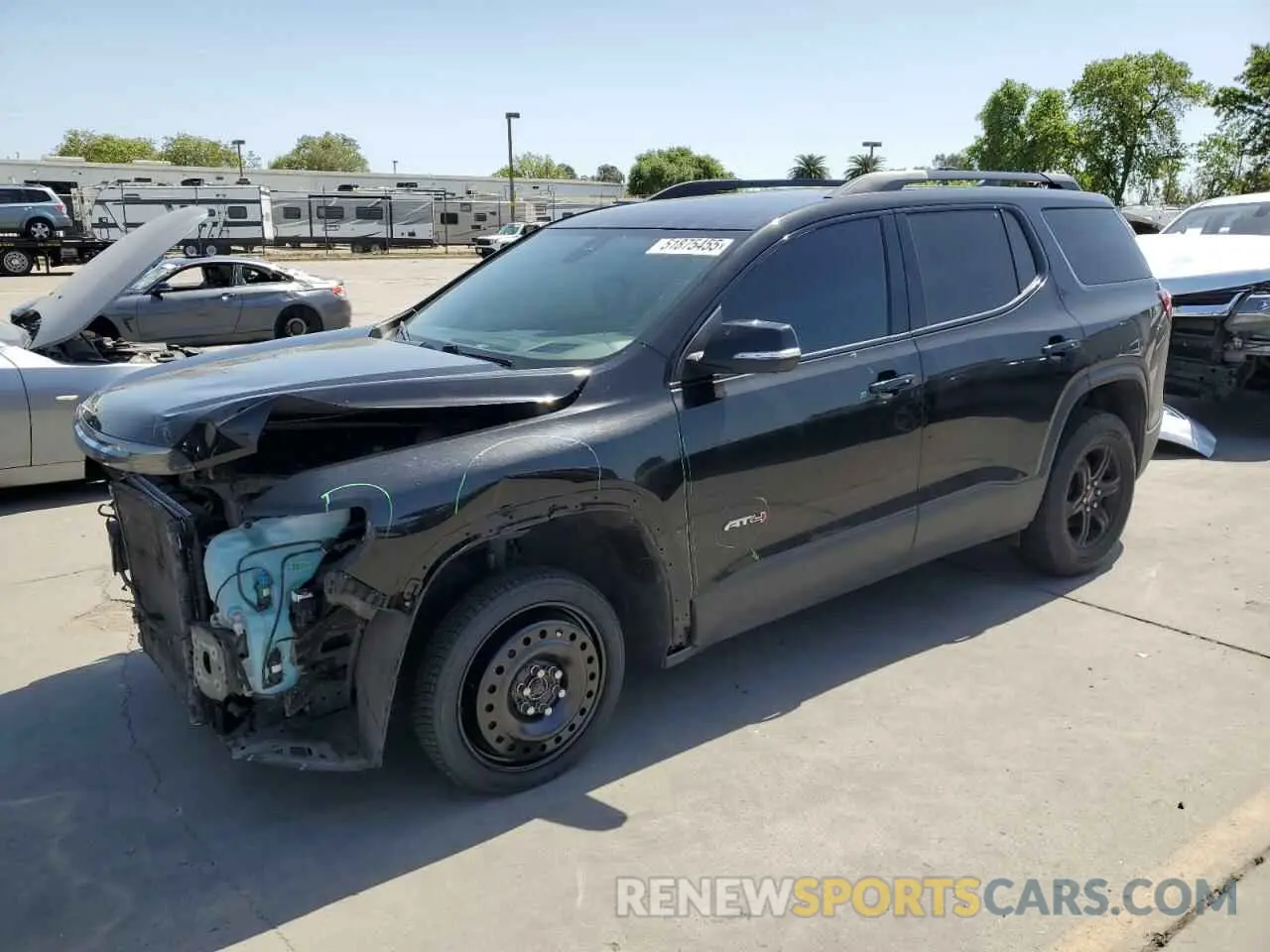 1 Photograph of a damaged car 1GKKNLLS3NZ103459 GMC ACADIA 2022