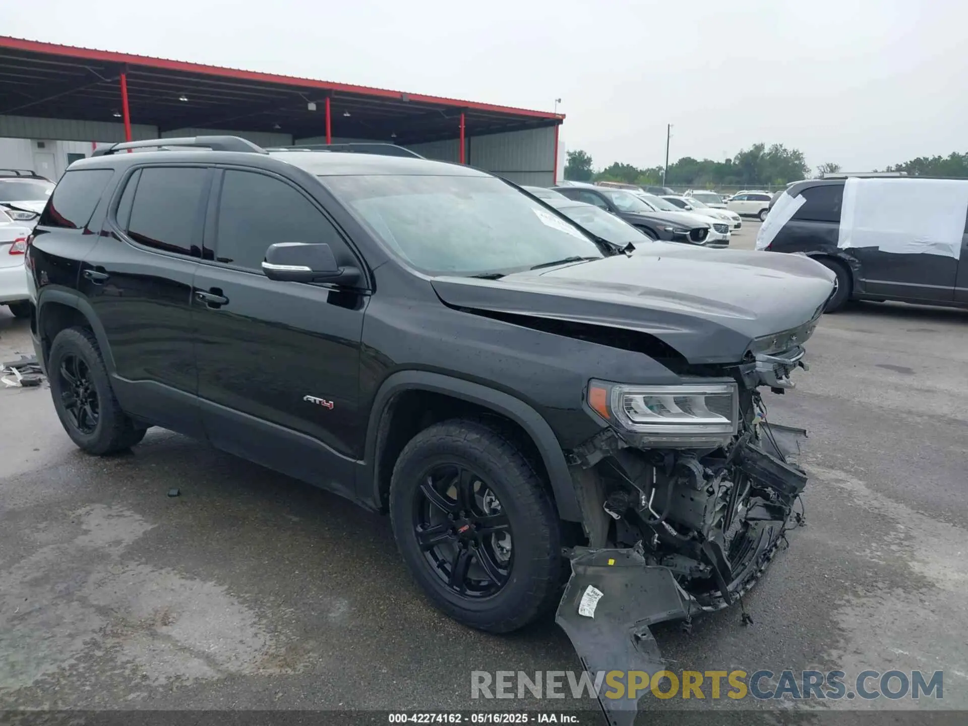 1 Photograph of a damaged car 1GKKNLLS9NZ136305 GMC ACADIA 2022