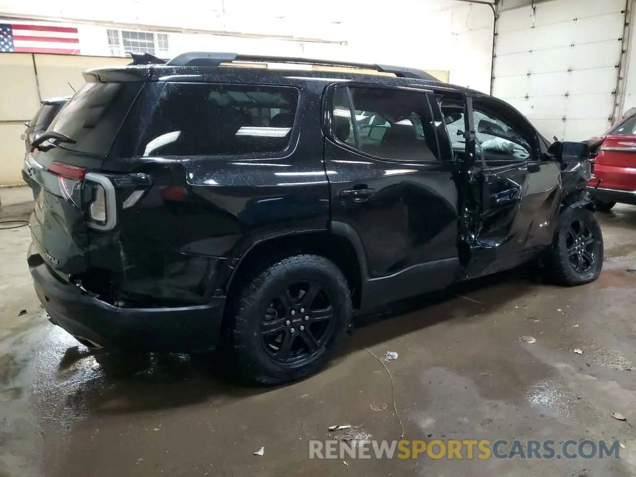 3 Фотография поврежденного автомобиля 1GKKNLLSXNZ114426 GMC ACADIA 2022