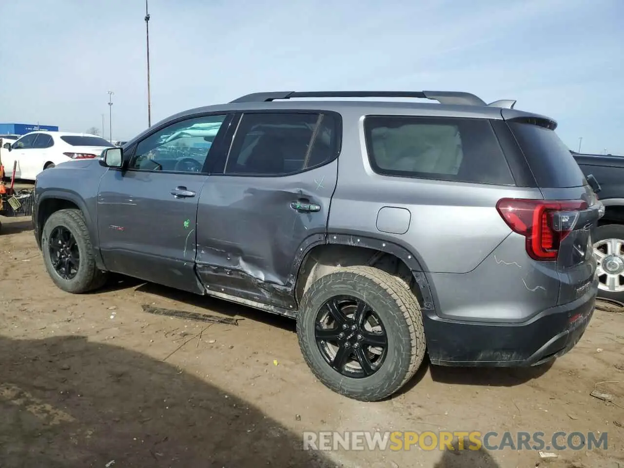 2 Photograph of a damaged car 1GKKNLLSXNZ138581 GMC ACADIA 2022