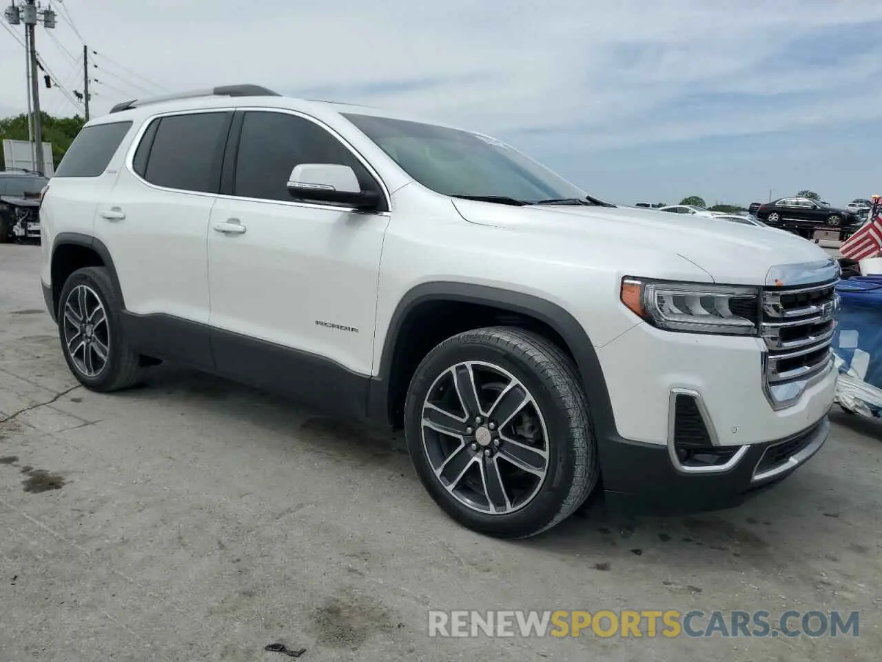 4 Фотография поврежденного автомобиля 1GKKNMLS9NZ153675 GMC ACADIA 2022