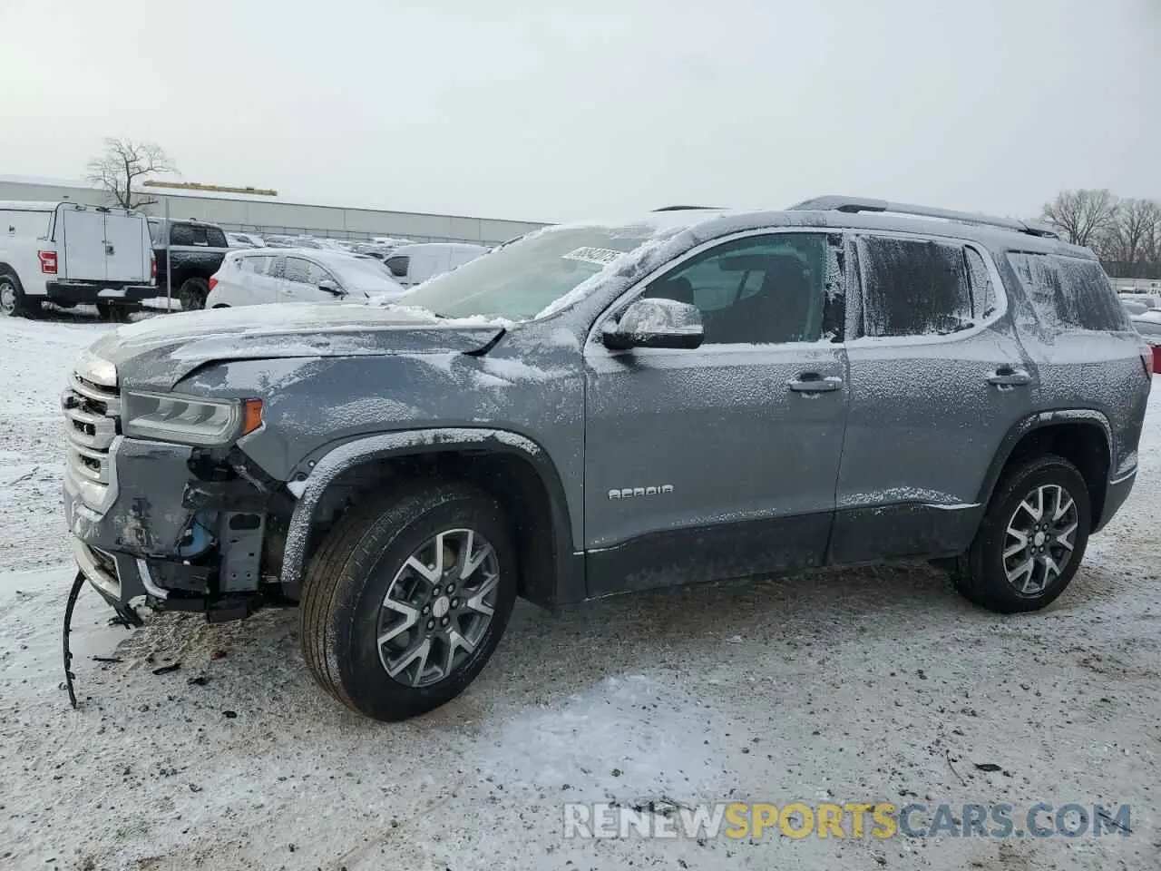 1 Photograph of a damaged car 1GKKNRL45NZ129906 GMC ACADIA 2022