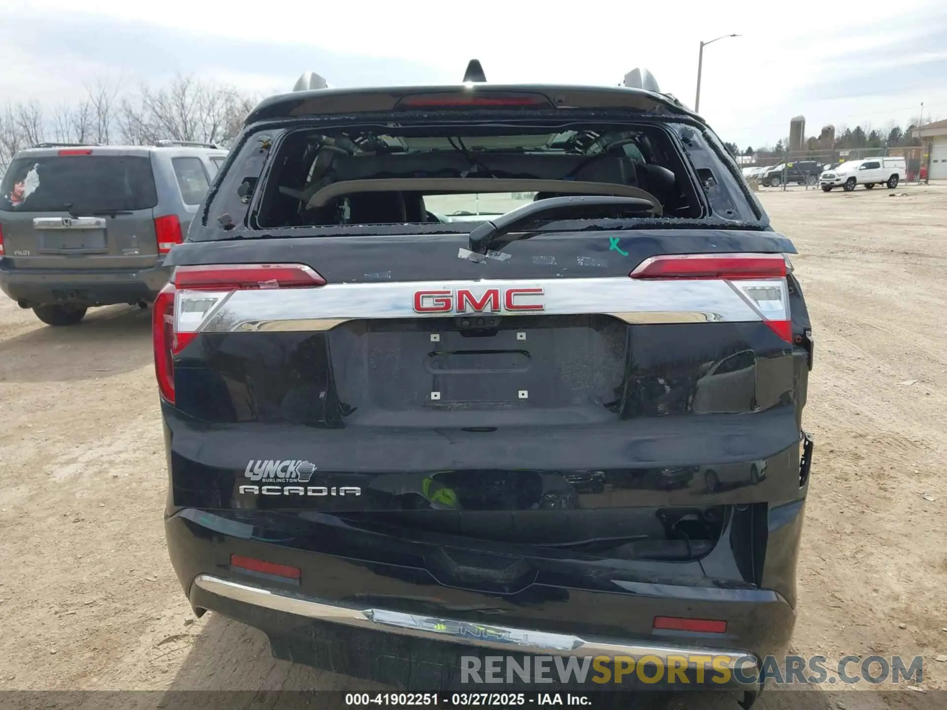 16 Photograph of a damaged car 1GKKNXLS6NZ143347 GMC ACADIA 2022