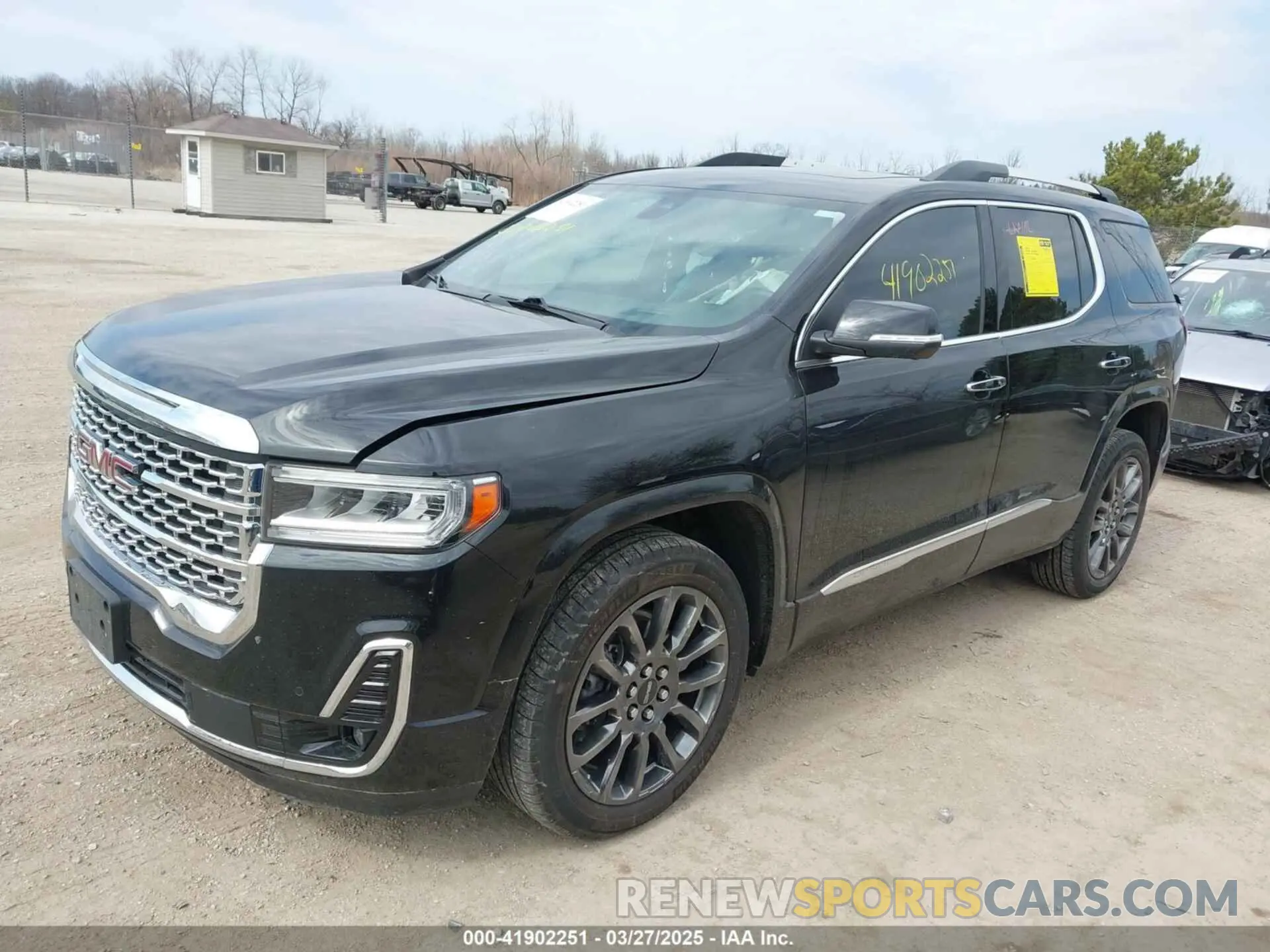 2 Photograph of a damaged car 1GKKNXLS6NZ143347 GMC ACADIA 2022