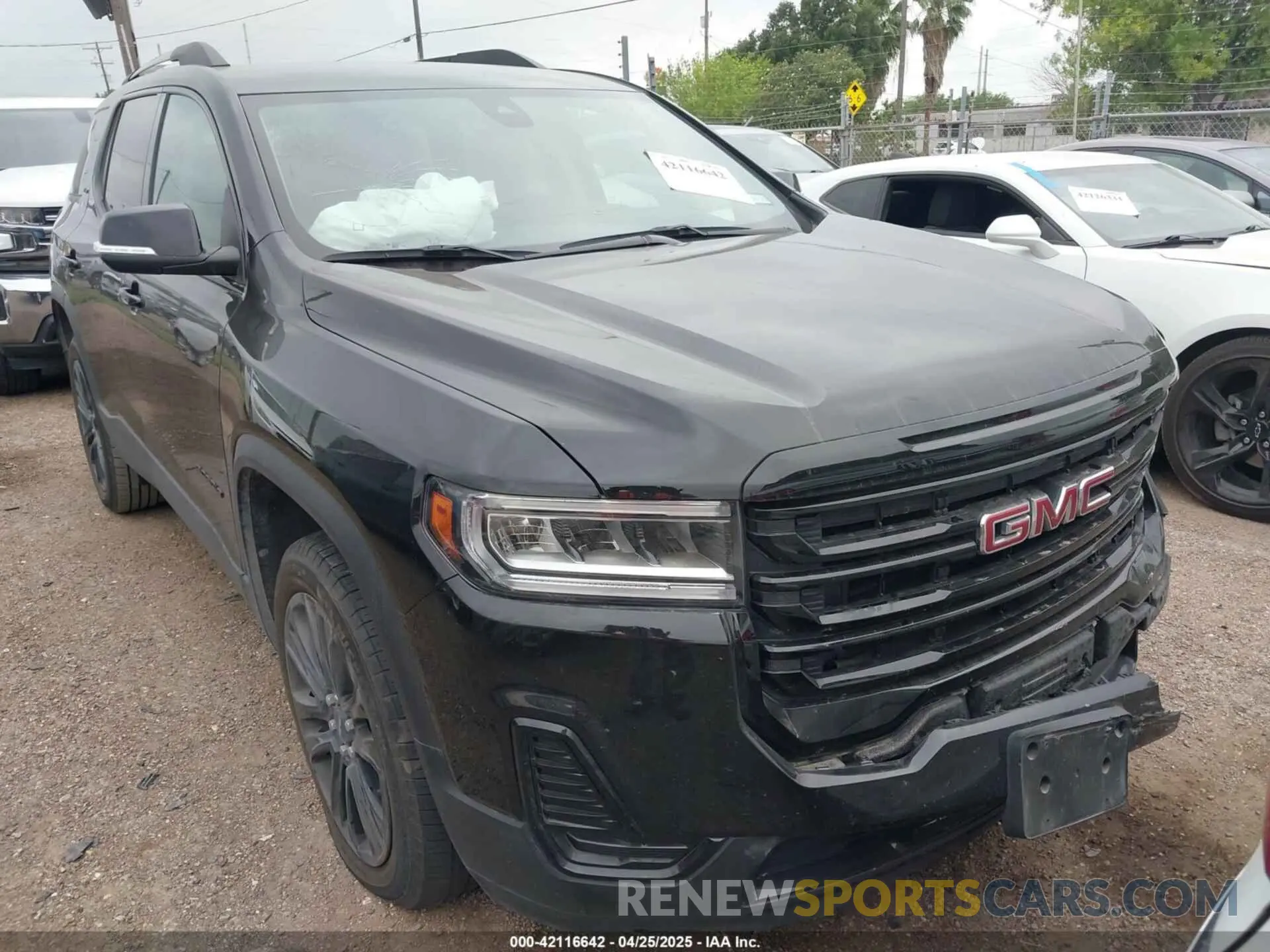 1 Photograph of a damaged car 1GKKNKL42PZ250175 GMC ACADIA 2023