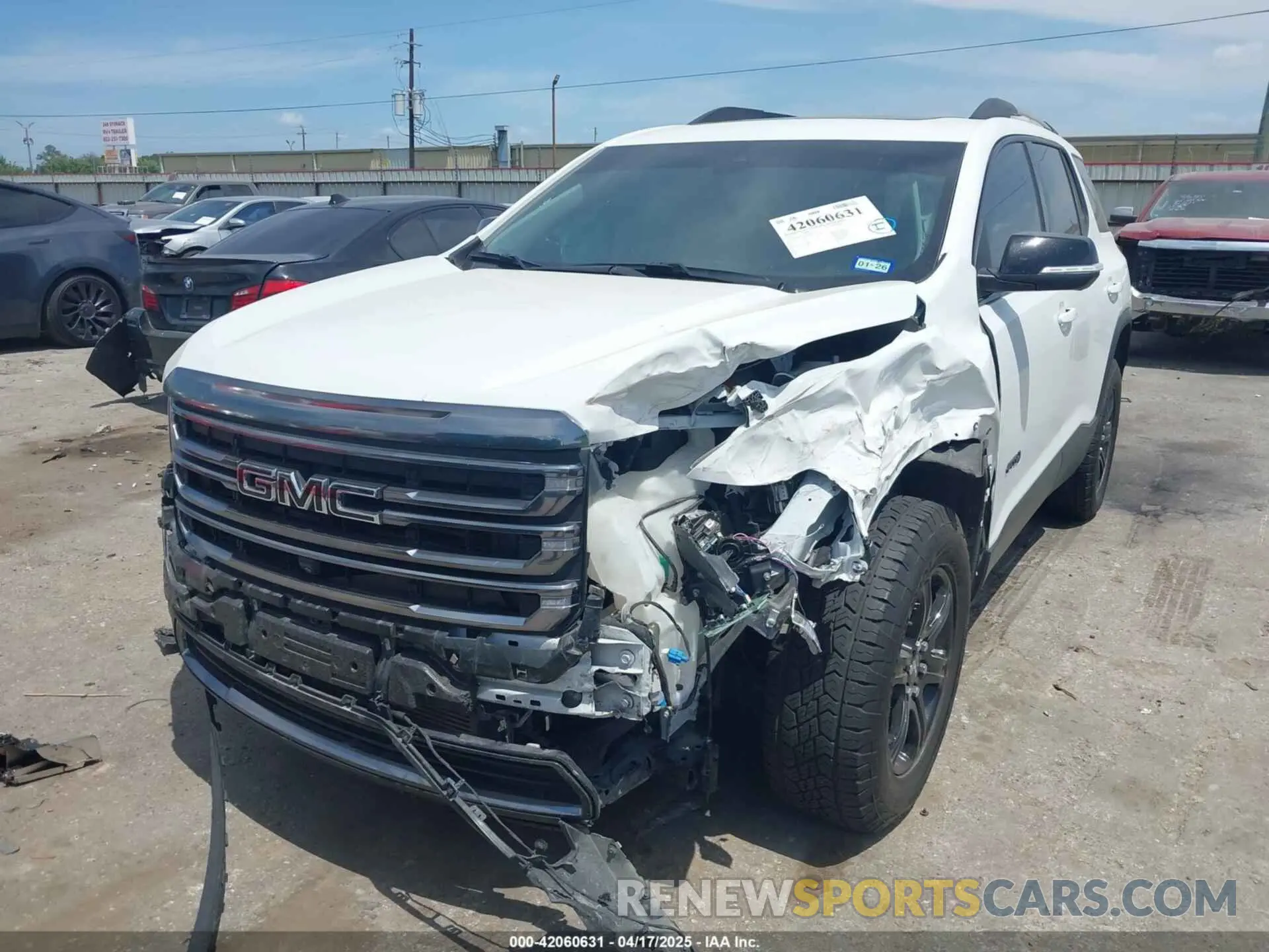 2 Photograph of a damaged car 1GKKNLLS1PZ248079 GMC ACADIA 2023
