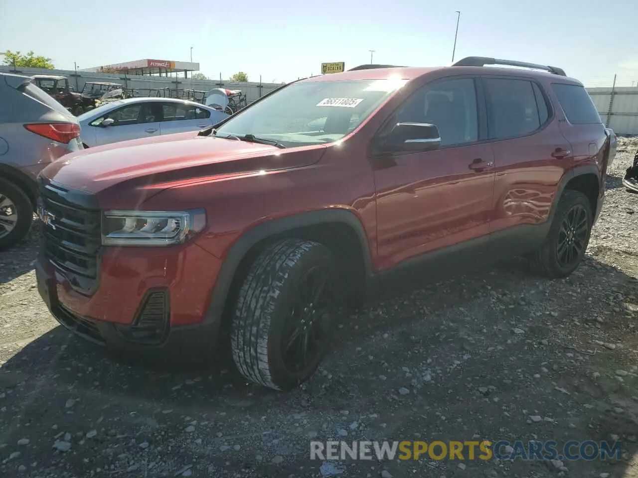 1 Photograph of a damaged car 1GKKNML45PZ121598 GMC ACADIA 2023