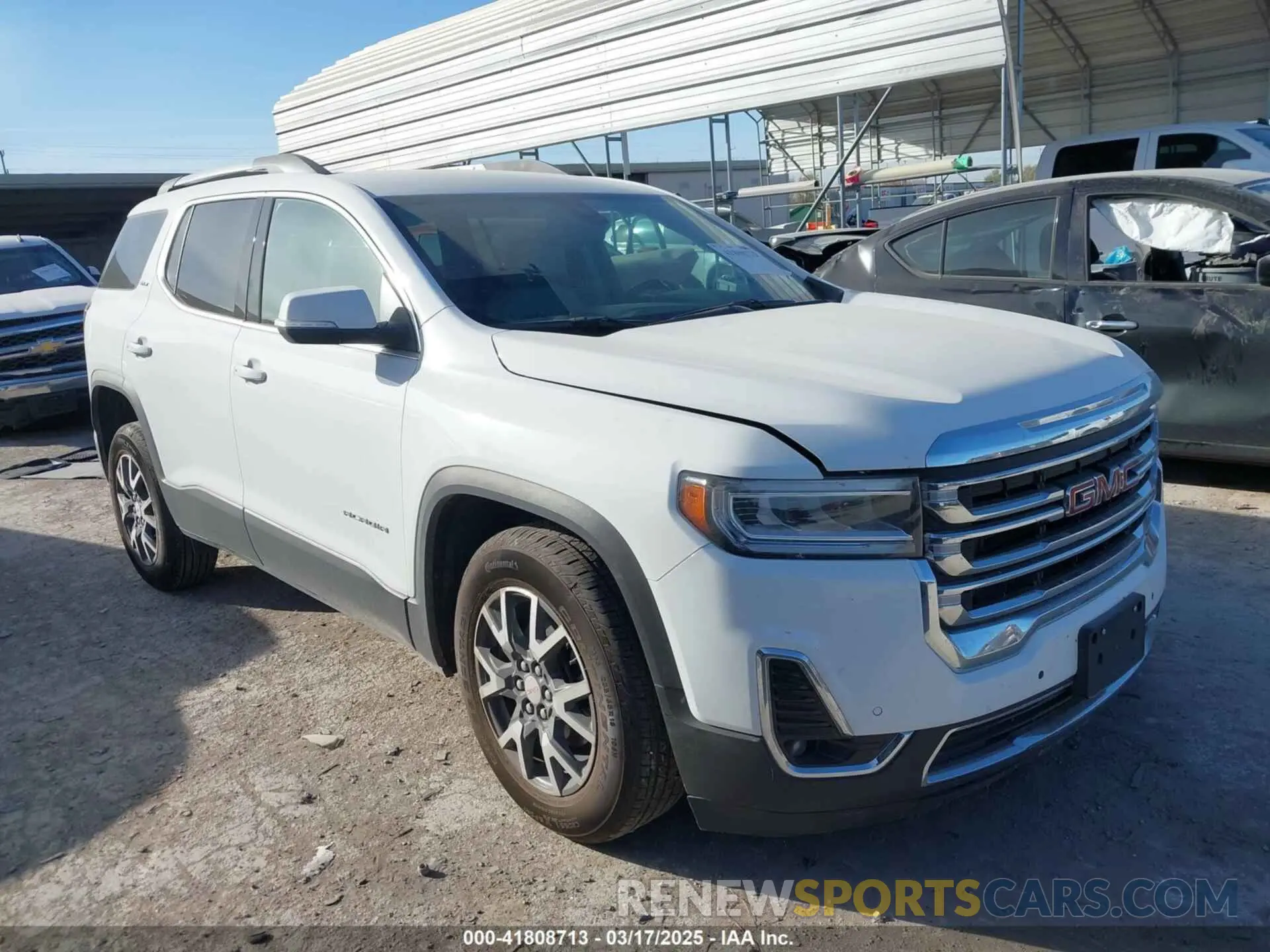 1 Photograph of a damaged car 1GKKNML47PZ168955 GMC ACADIA 2023