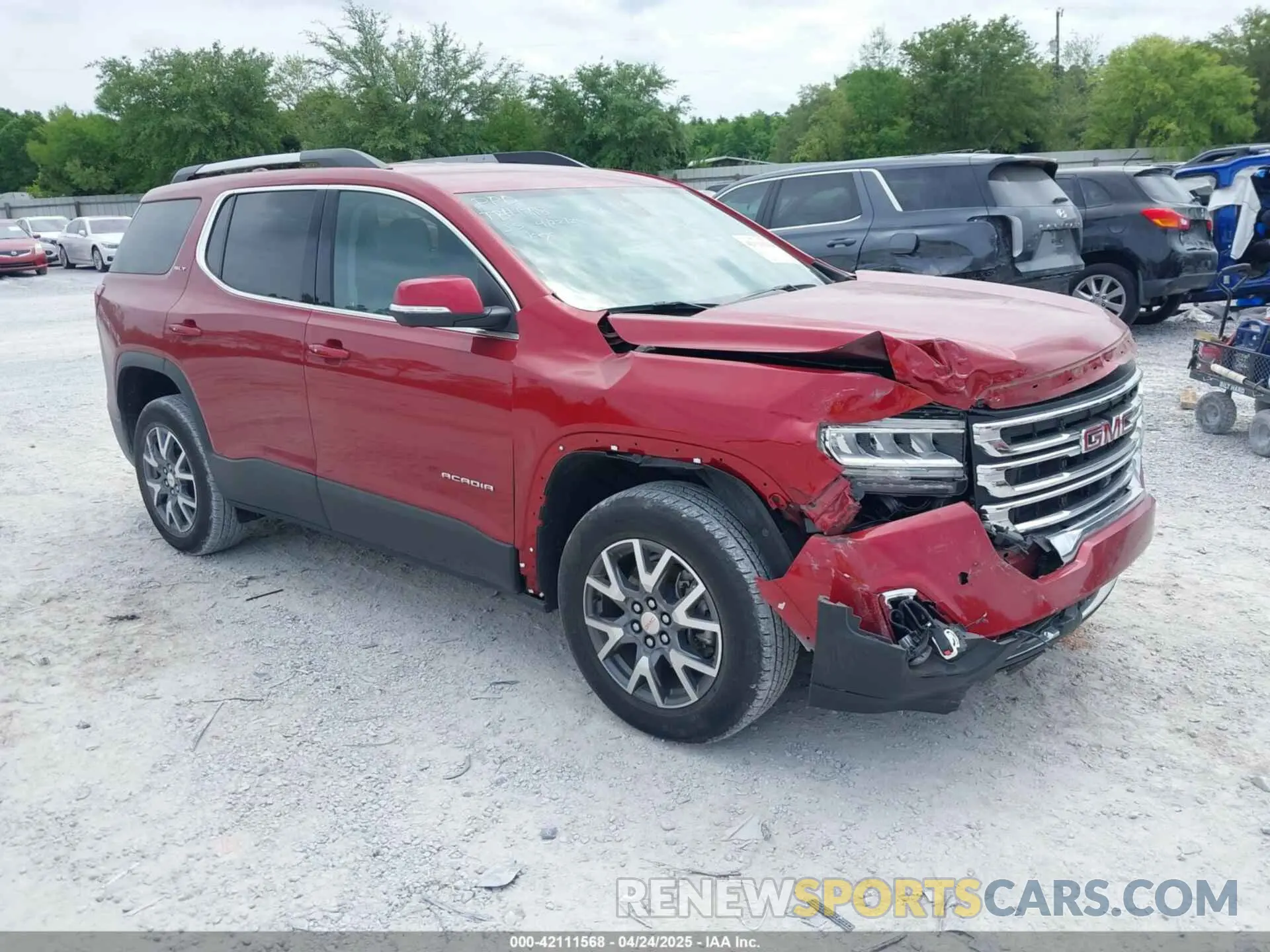 1 Photograph of a damaged car 1GKKNMLS3PZ170569 GMC ACADIA 2023