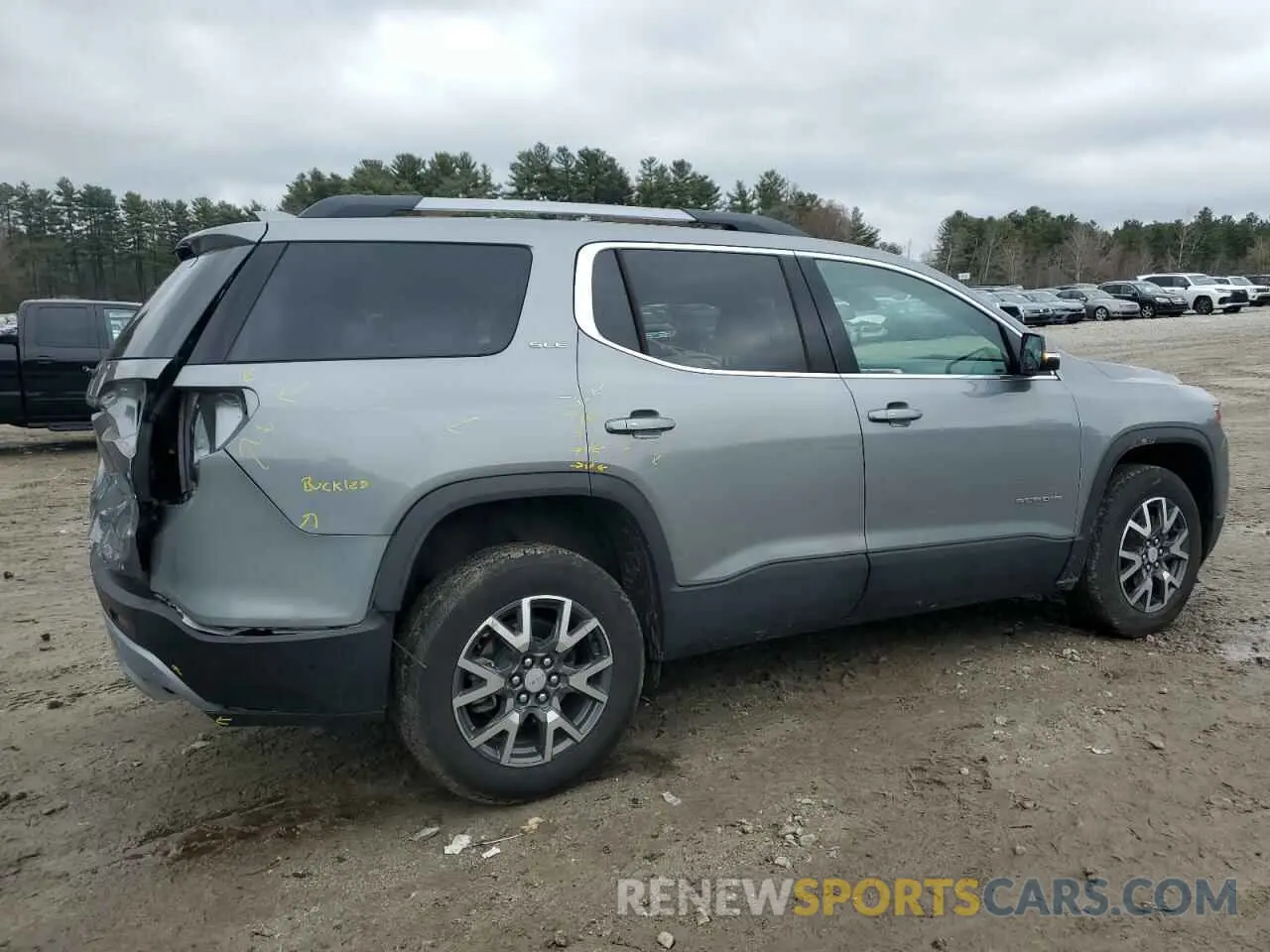 3 Photograph of a damaged car 1GKKNRL43PZ248296 GMC ACADIA 2023