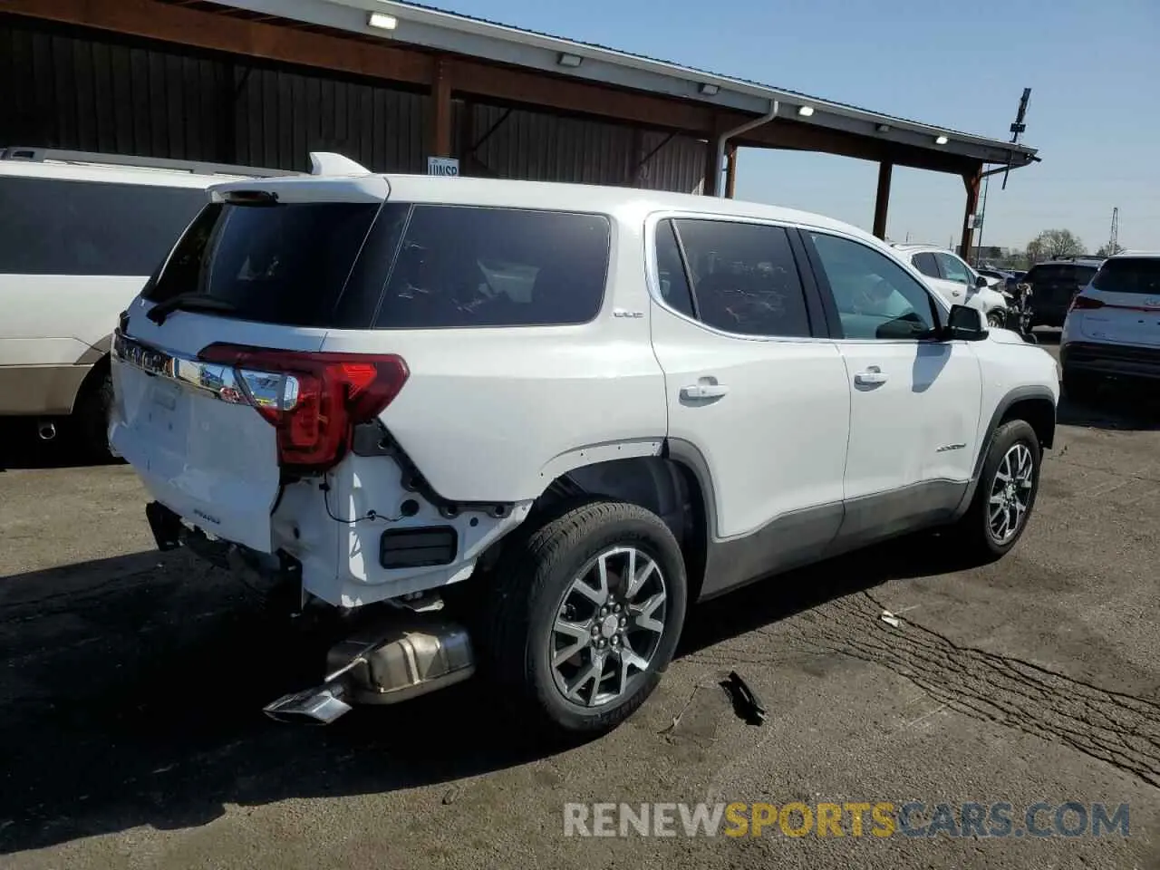 3 Photograph of a damaged car 1GKKNRL48PZ217772 GMC ACADIA 2023