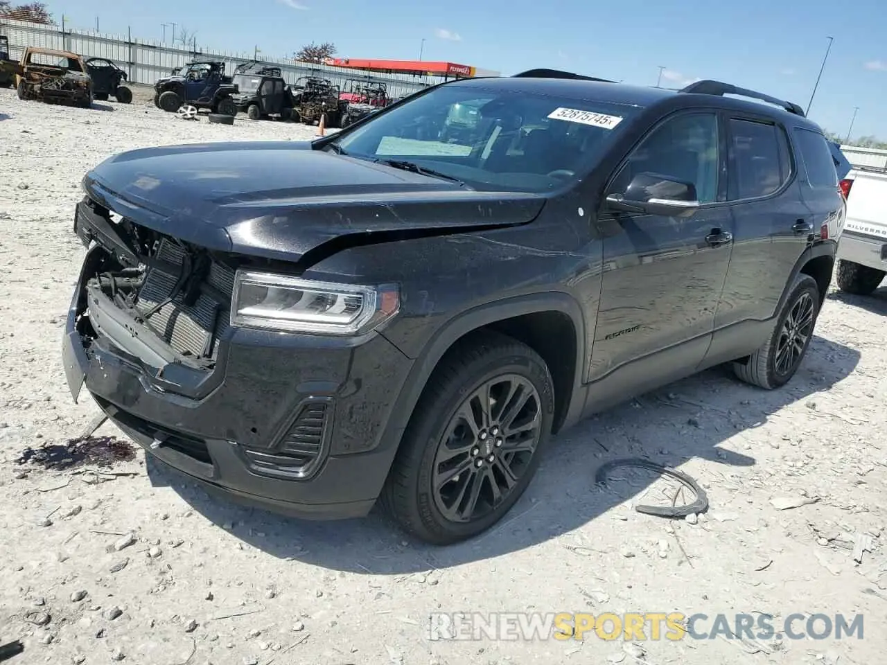 1 Photograph of a damaged car 1GKKNRLS6PZ209281 GMC ACADIA 2023