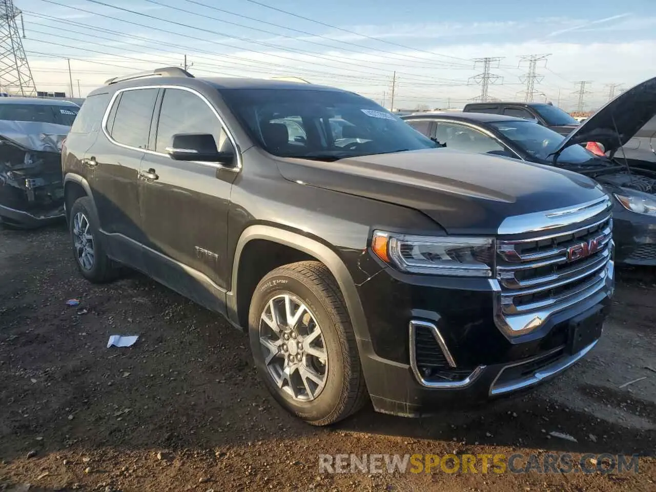 4 Фотография поврежденного автомобиля 1GKKNUL43PZ253209 GMC ACADIA 2023