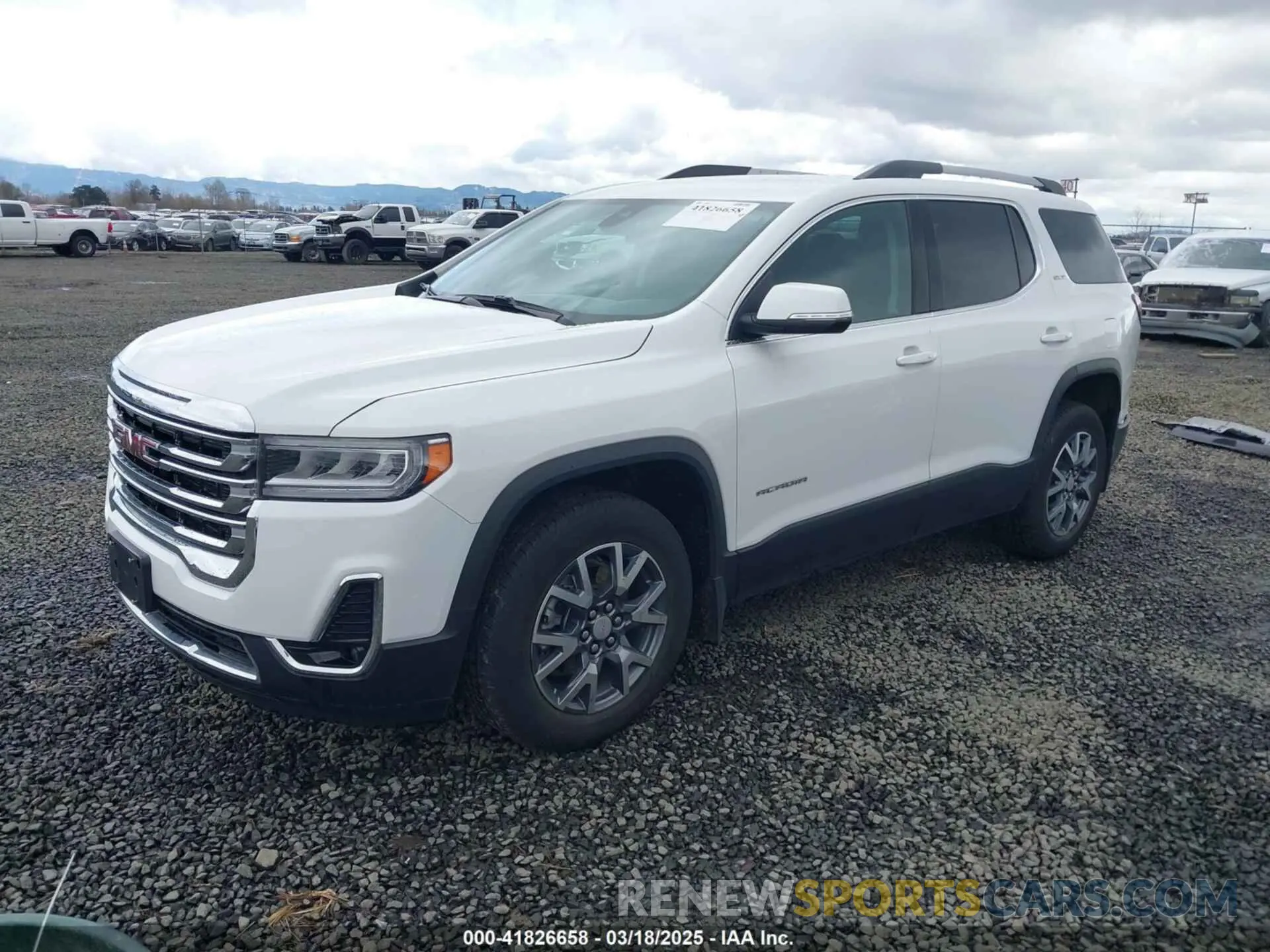 2 Photograph of a damaged car 1GKKNULS7PZ254670 GMC ACADIA 2023