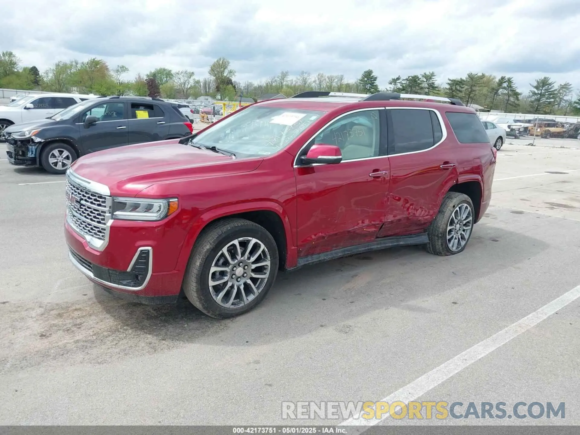 2 Photograph of a damaged car 1GKKNXL47PZ125749 GMC ACADIA 2023