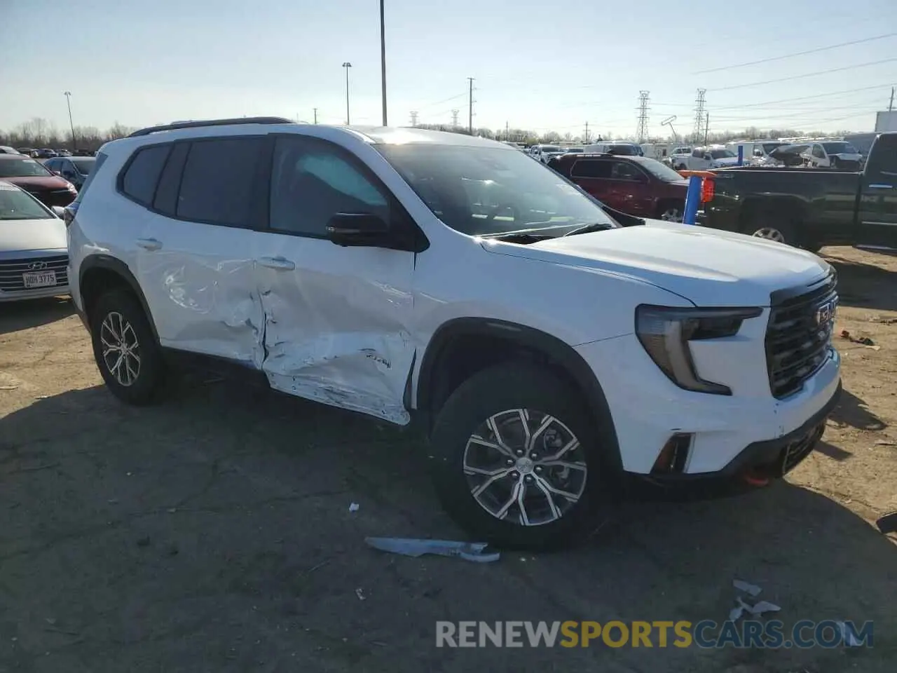 4 Photograph of a damaged car 1GKENPKS8RJ198708 GMC ACADIA 2024