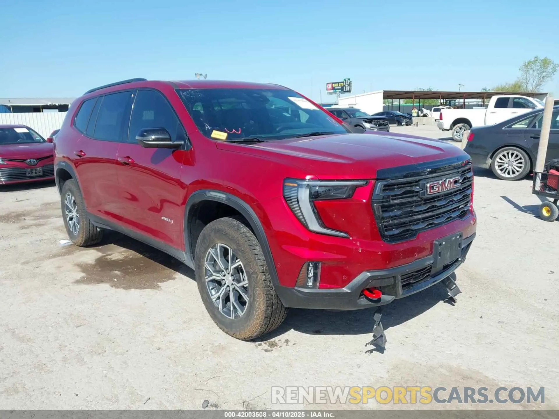 1 Photograph of a damaged car 1GKENPKSXRJ162809 GMC ACADIA 2024
