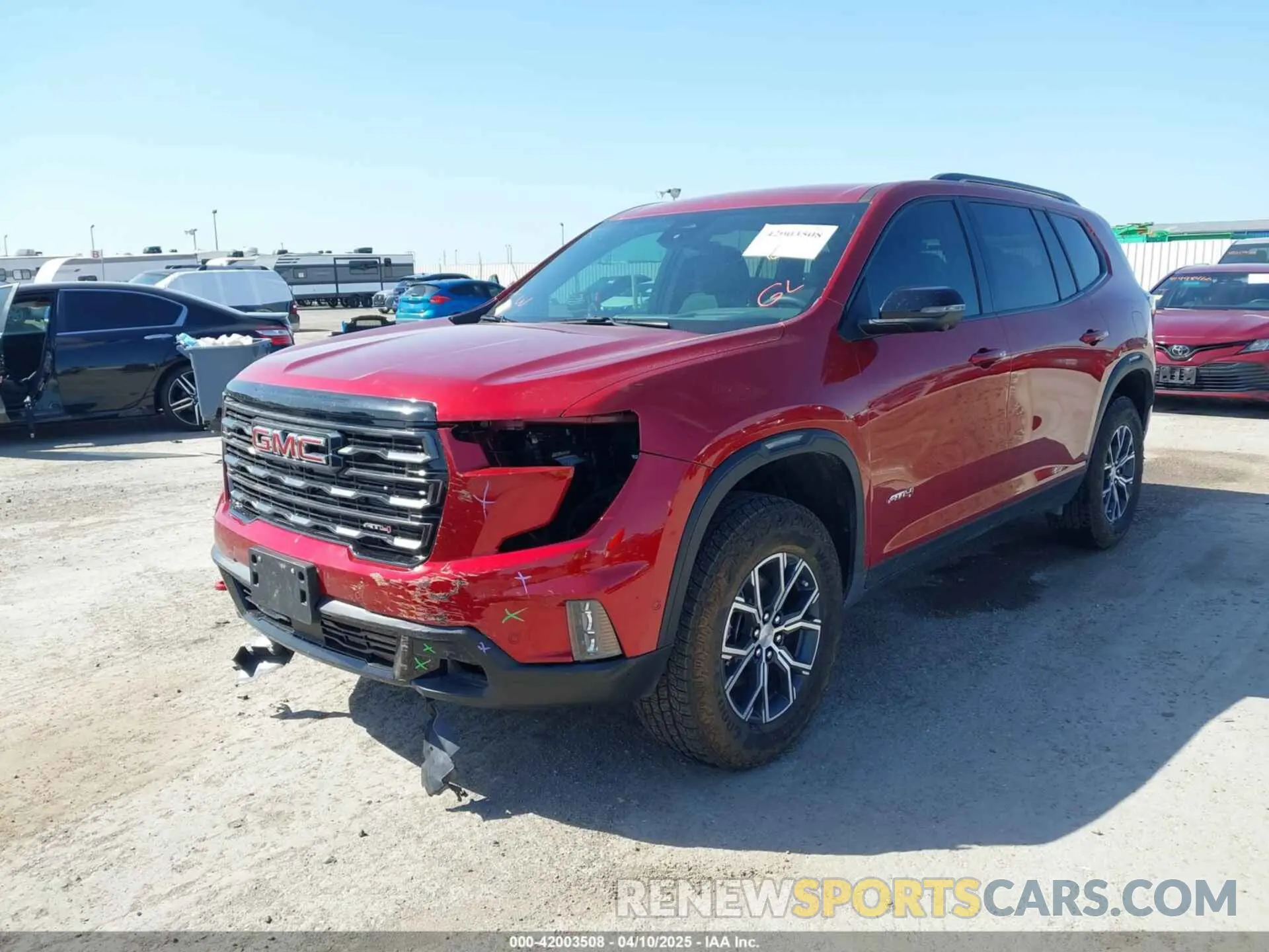 2 Photograph of a damaged car 1GKENPKSXRJ162809 GMC ACADIA 2024