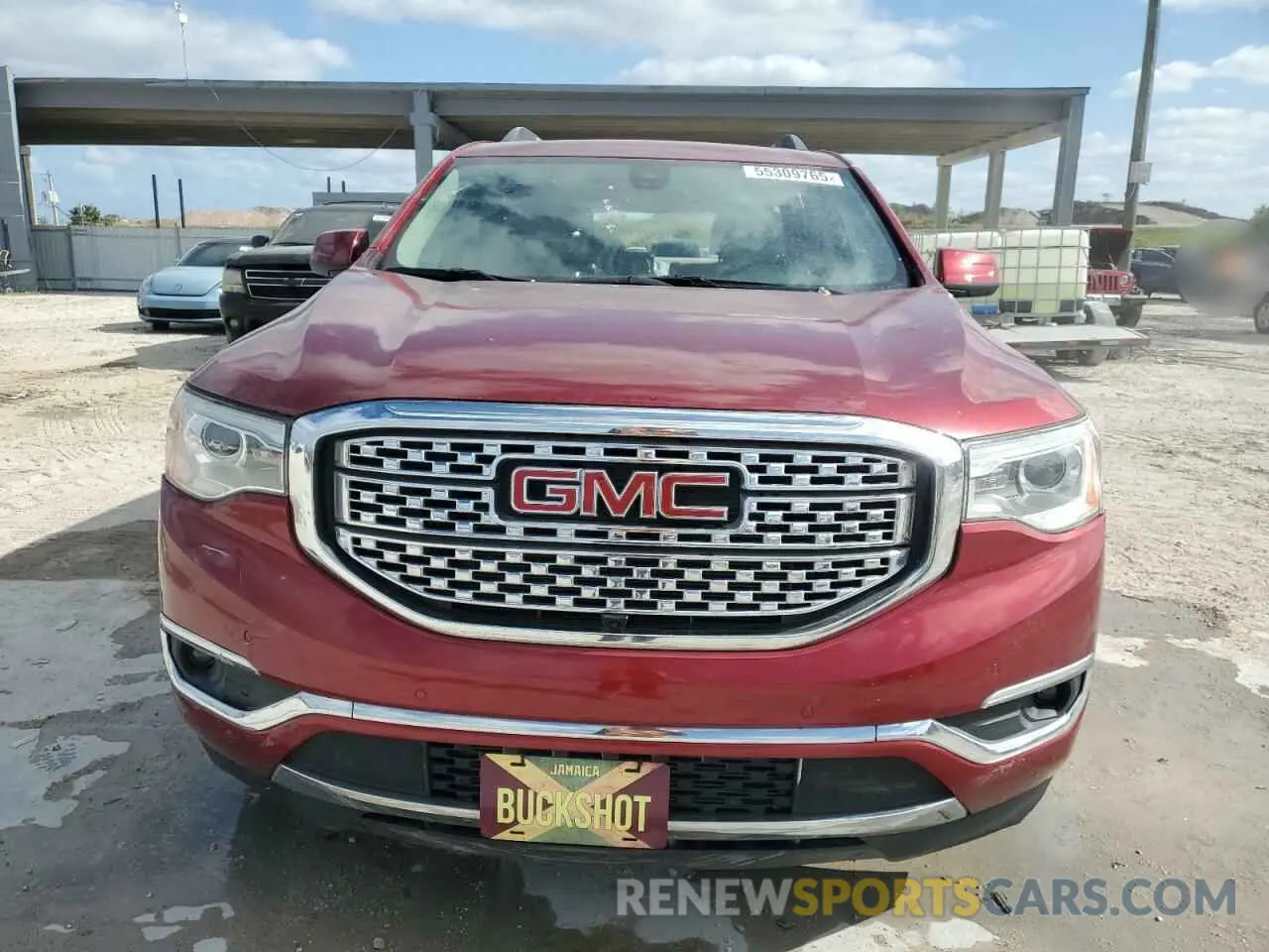 5 Photograph of a damaged car 1GKKNPLSXKZ191736 GMC ACADIA DEN 2019