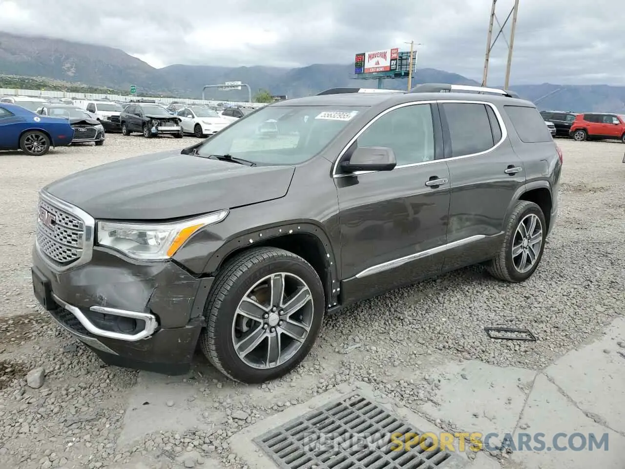 1 Photograph of a damaged car 1GKKNXLS3KZ175894 GMC ACADIA DEN 2019