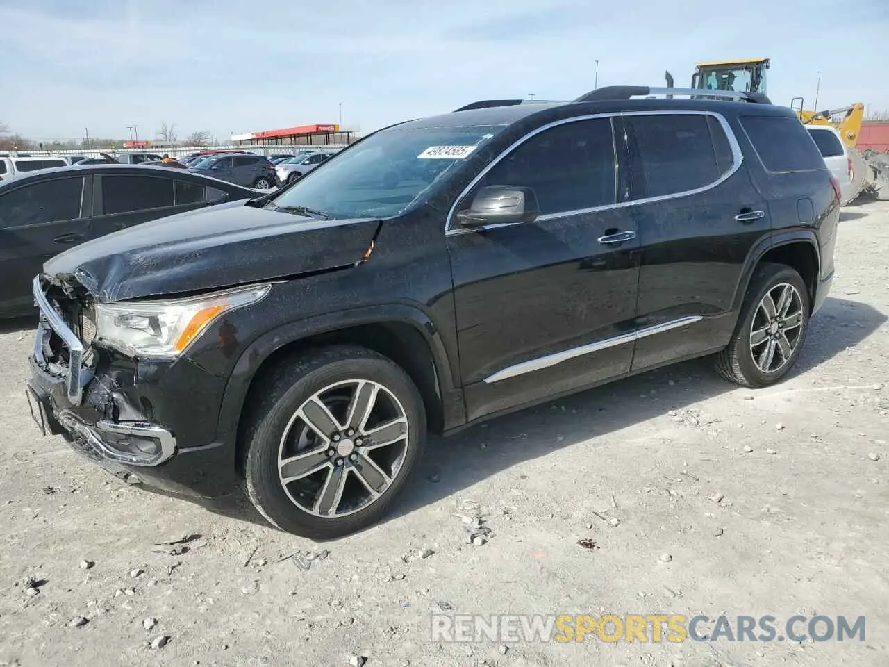 1 Photograph of a damaged car 1GKKNXLS4KZ187326 GMC ACADIA DEN 2019