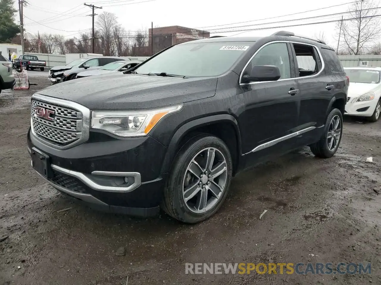 1 Photograph of a damaged car 1GKKNXLS4KZ188959 GMC ACADIA DEN 2019