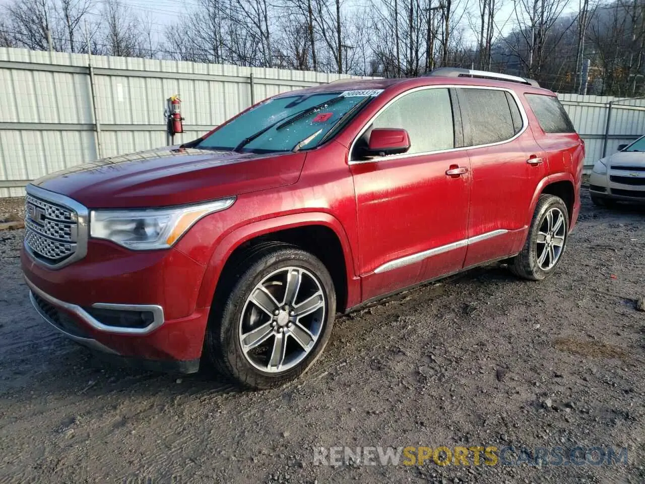 1 Photograph of a damaged car 1GKKNXLS5KZ284194 GMC ACADIA DEN 2019