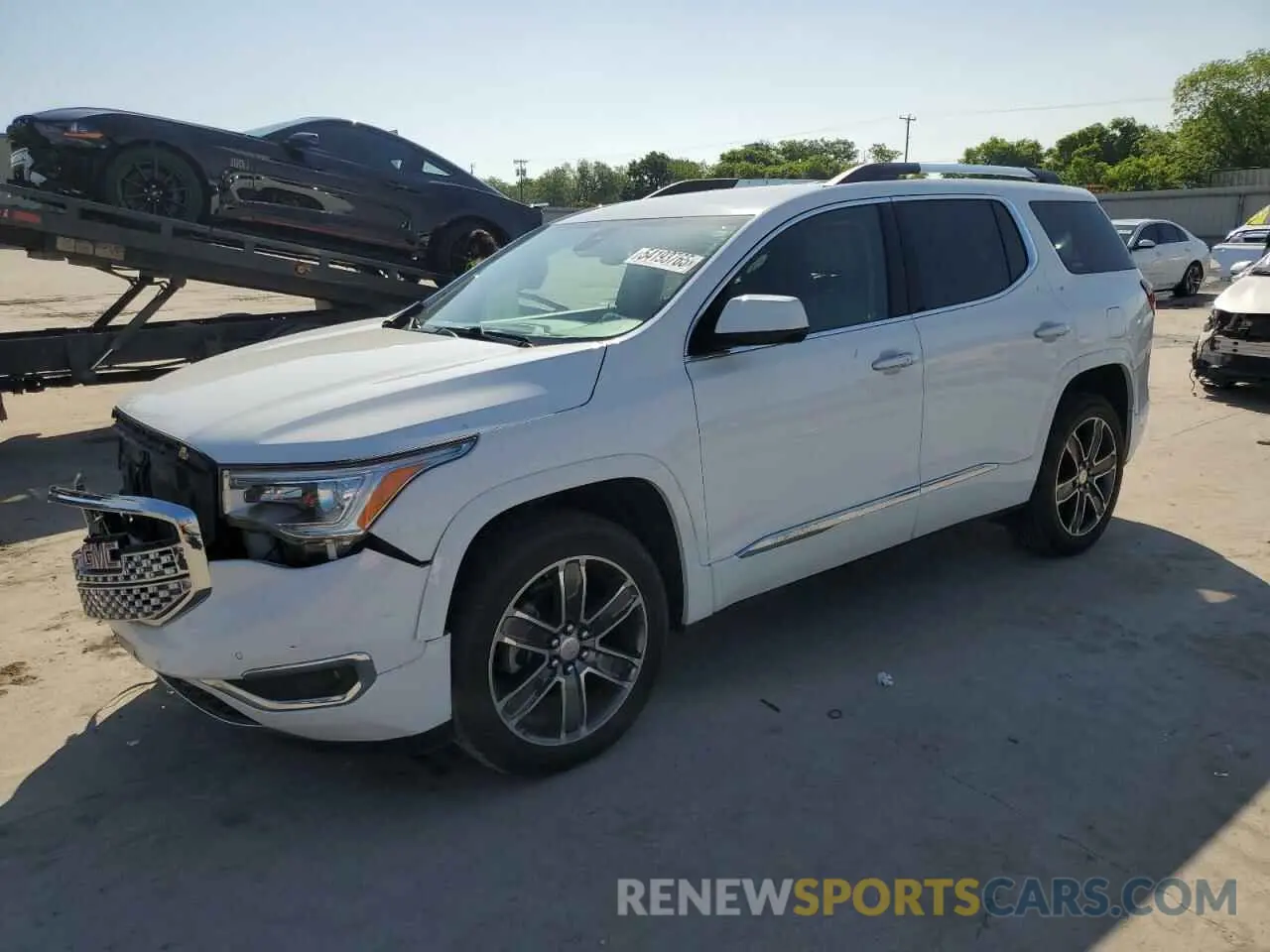 1 Photograph of a damaged car 1GKKNXLS6KZ185903 GMC ACADIA DEN 2019