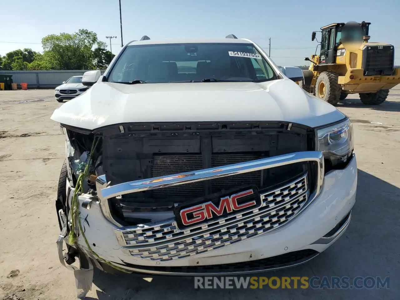5 Photograph of a damaged car 1GKKNXLS6KZ185903 GMC ACADIA DEN 2019