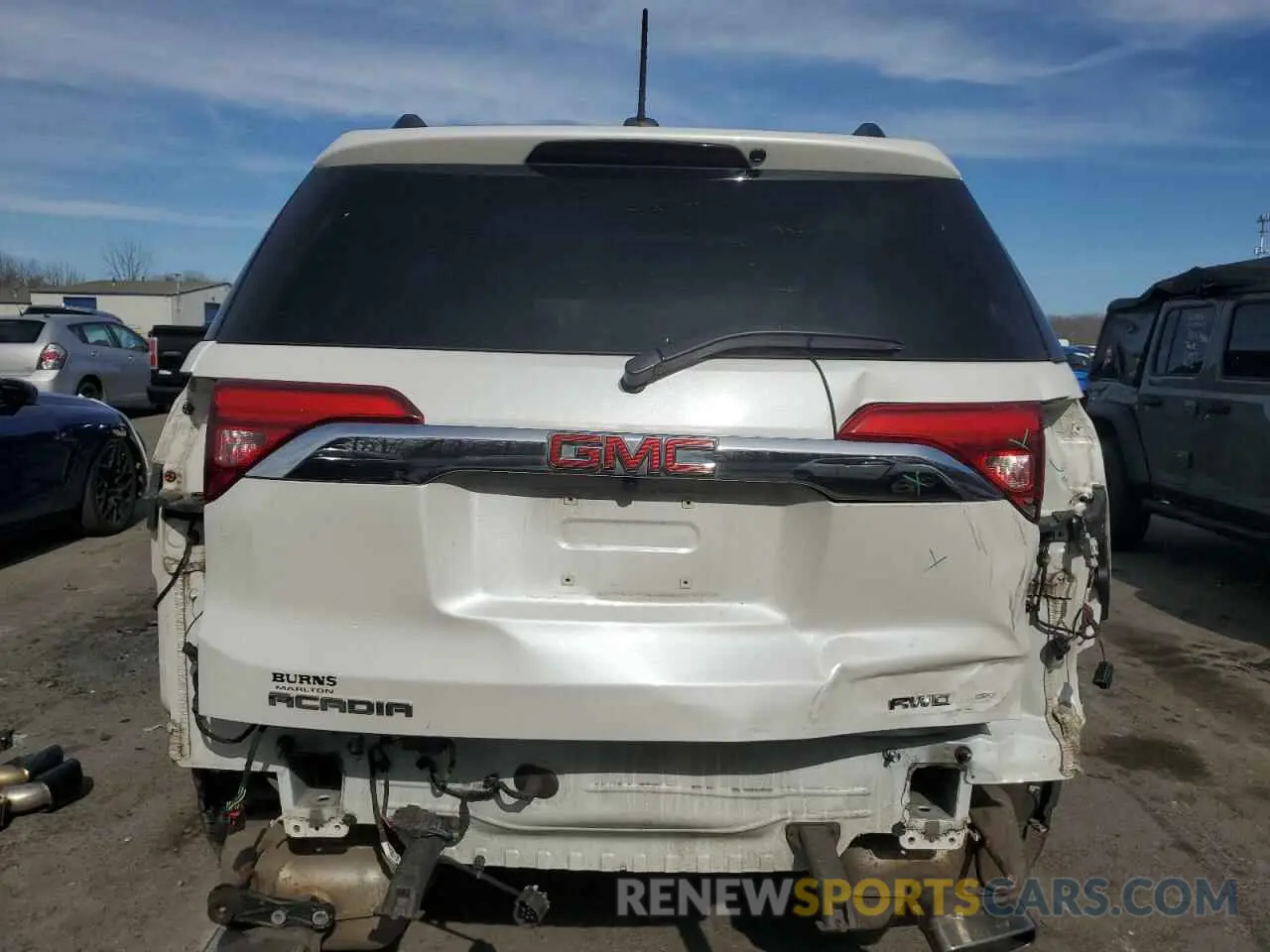 6 Фотография поврежденного автомобиля 1GKKNXLS8KZ170285 GMC ACADIA DEN 2019