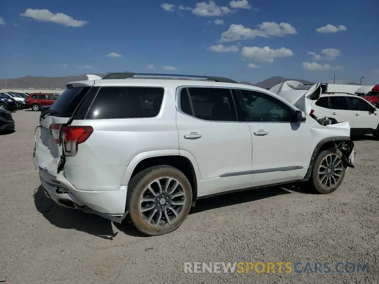 3 Photograph of a damaged car 1GKKNPLS7LZ235922 GMC ACADIA DEN 2020